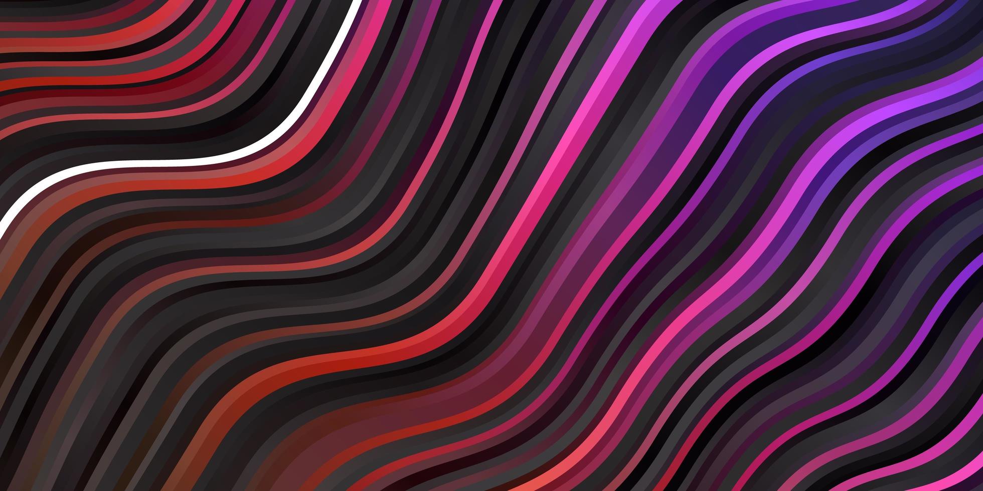 Dark Pink, Red vector template with wry lines.