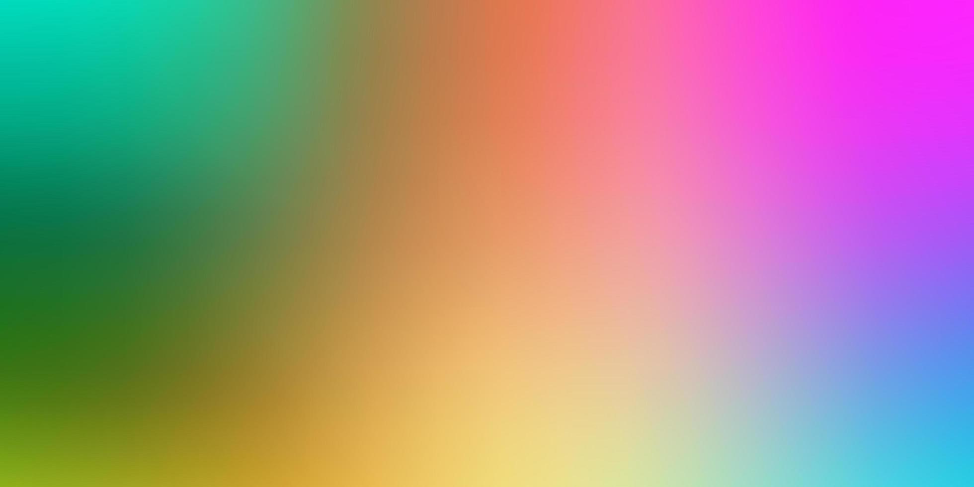 Light Multicolor vector blurred colorful template.