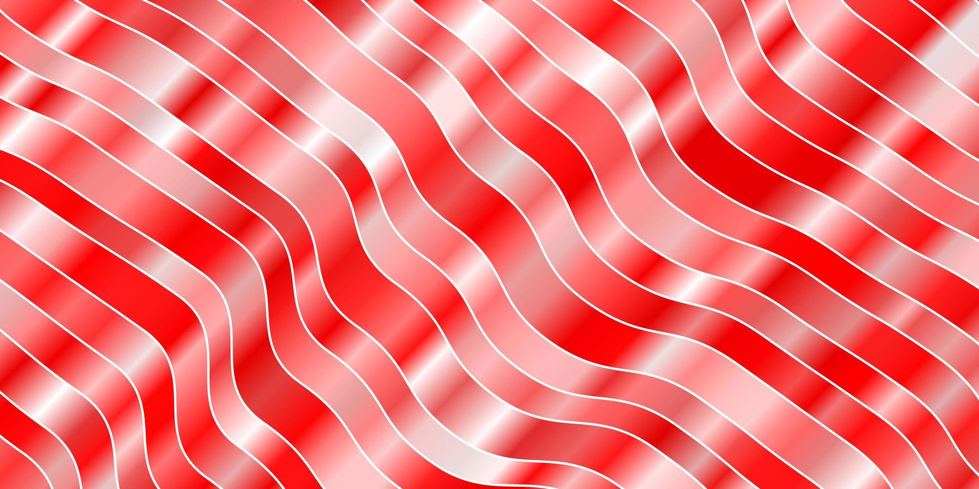 Light Red vector template with curves.