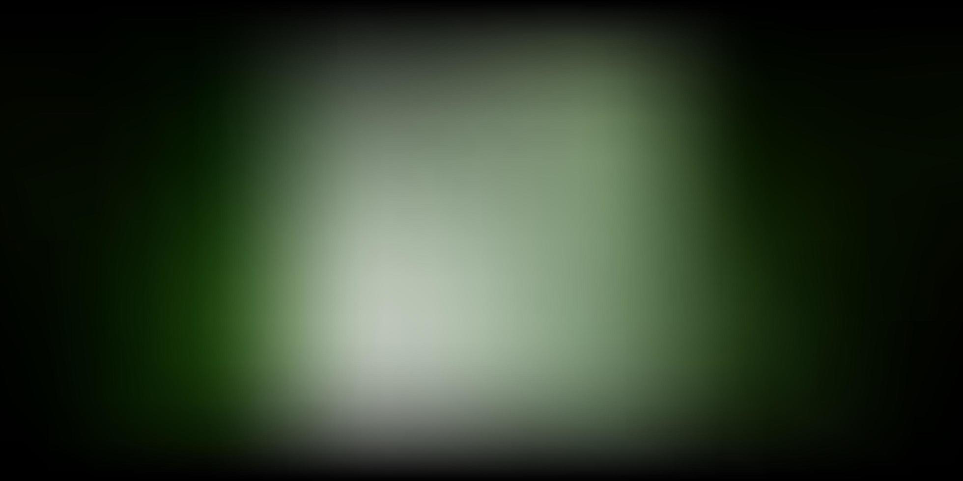 Dark Green vector abstract blur texture.