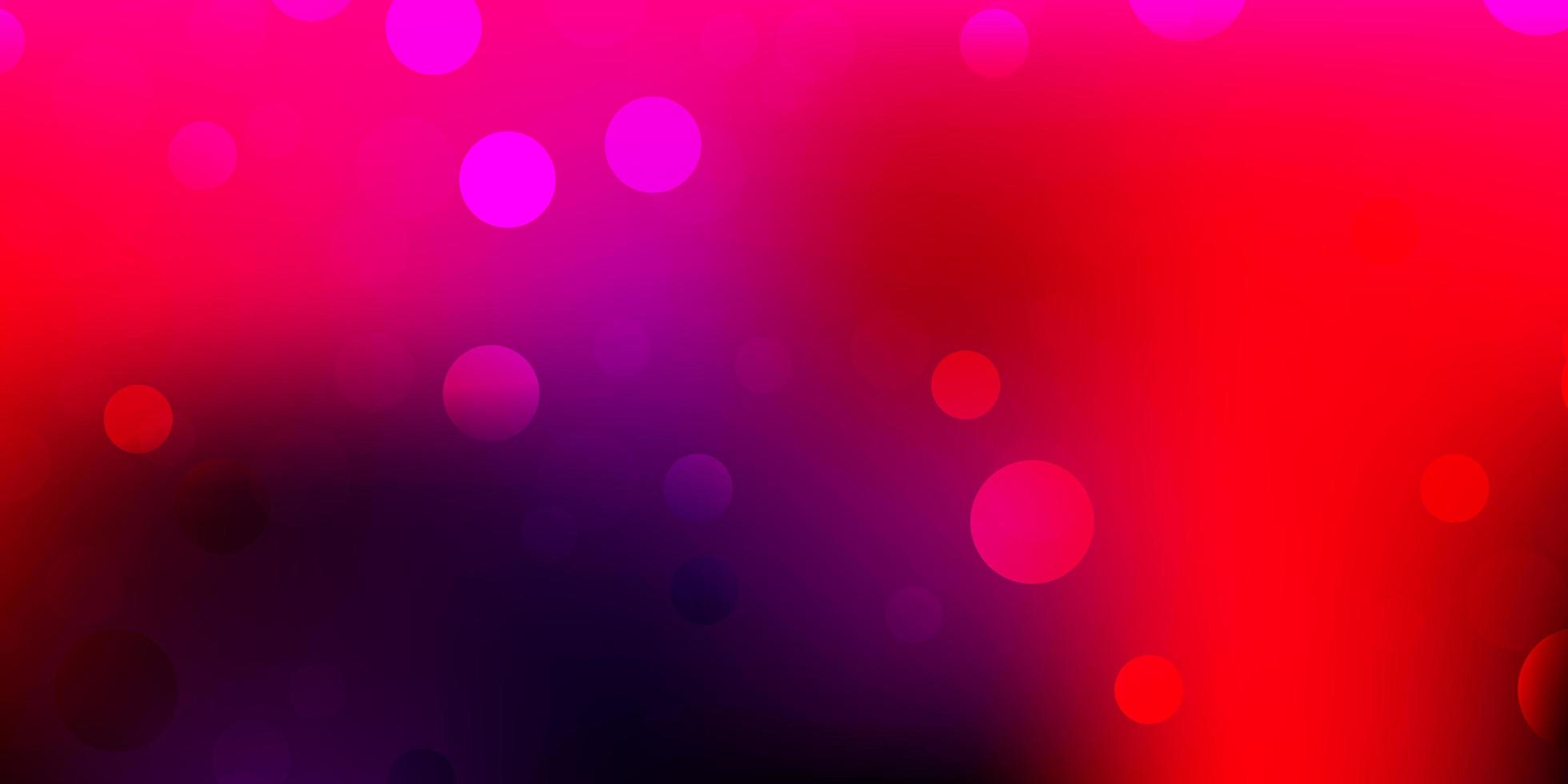 Fondo de vector de color rosa oscuro, rojo con formas aleatorias.