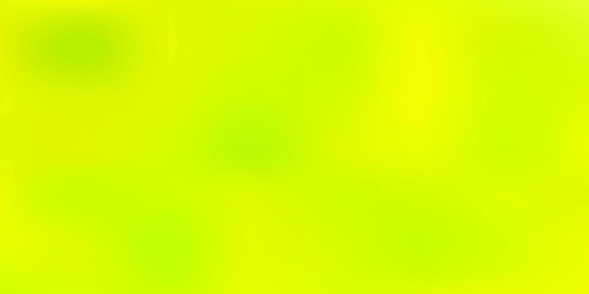 Light green, yellow vector blur backdrop.