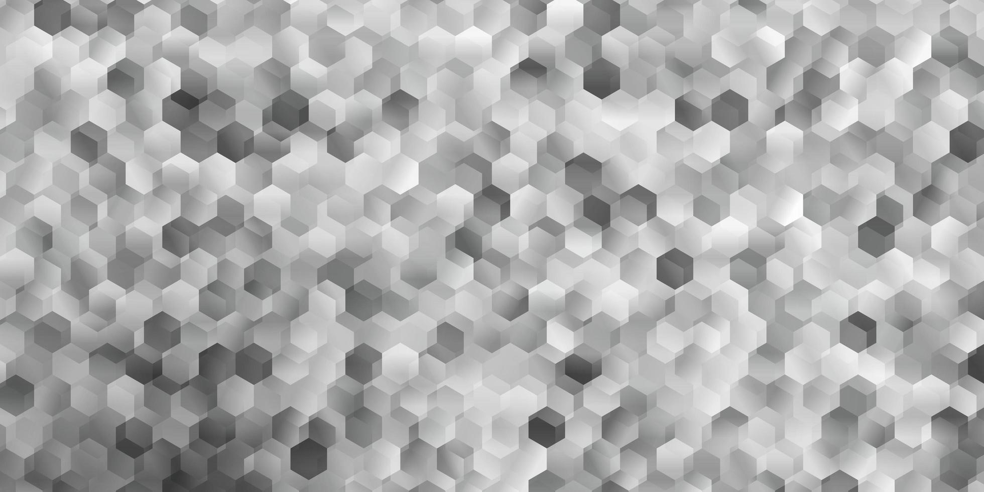 Light gray vector pattern with hexagons.