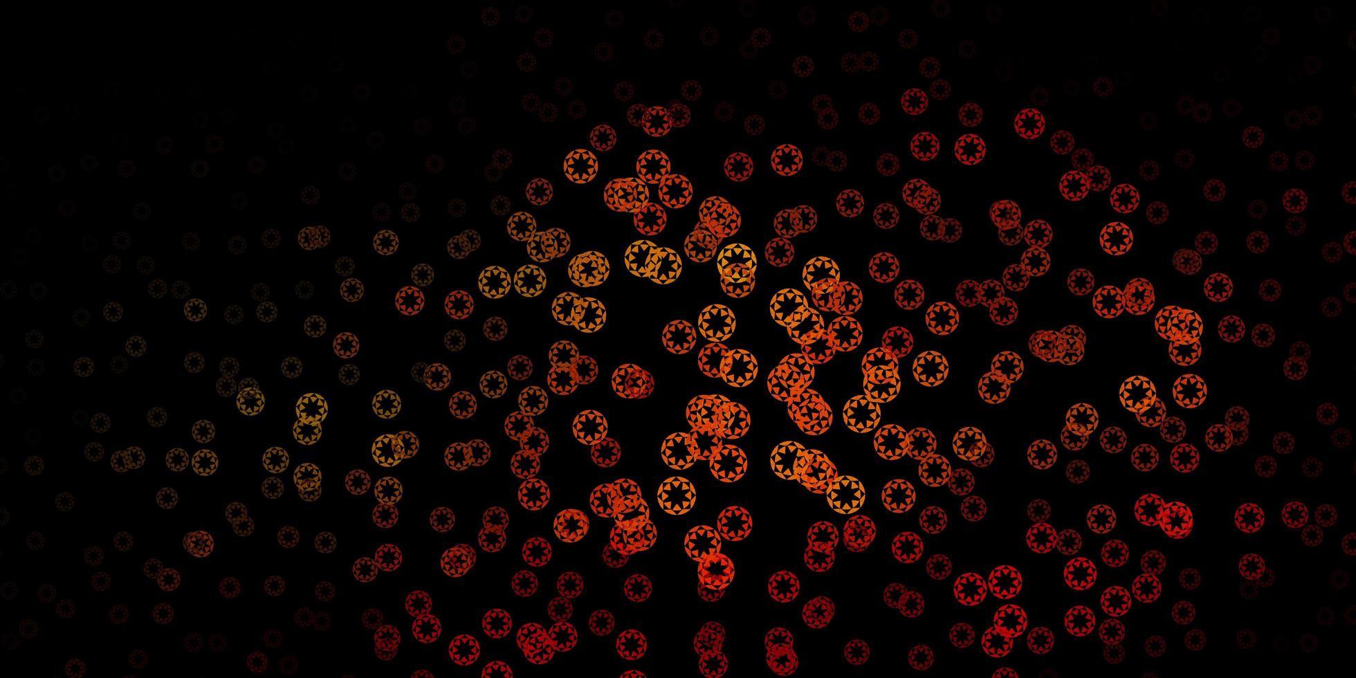 Dark multicolor vector background with bubbles.