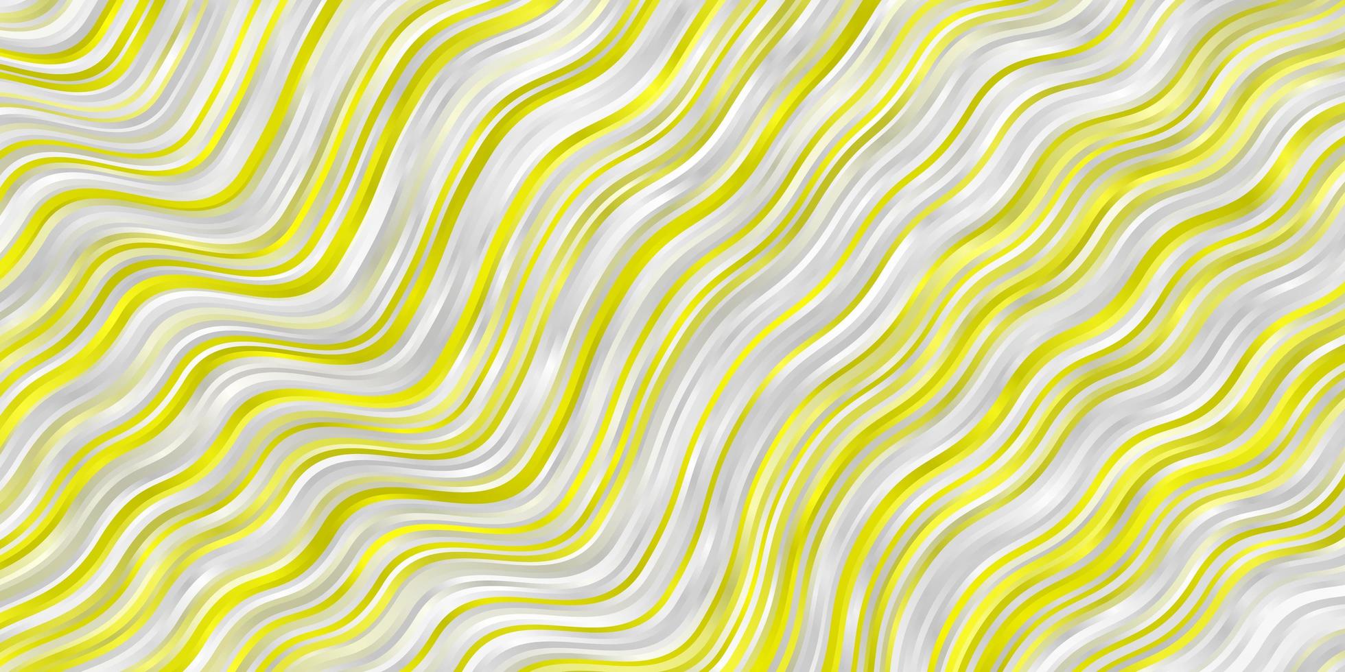 Light Yellow vector backdrop with curves.