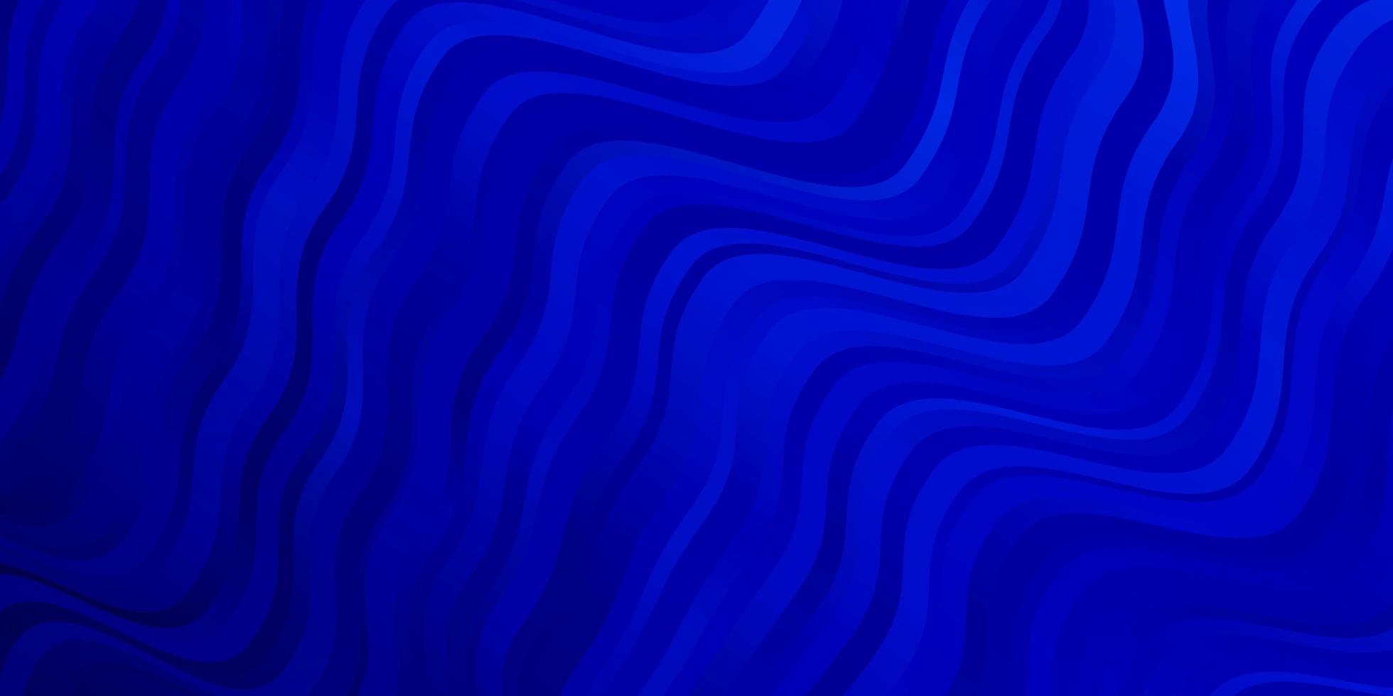 Light BLUE vector background with curves.
