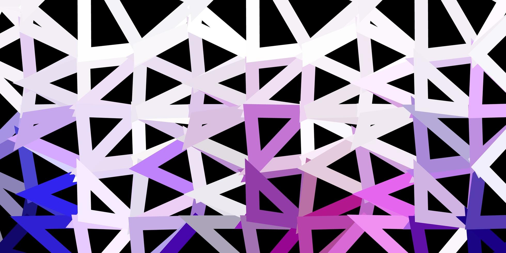 textura de polígono degradado vector púrpura claro.