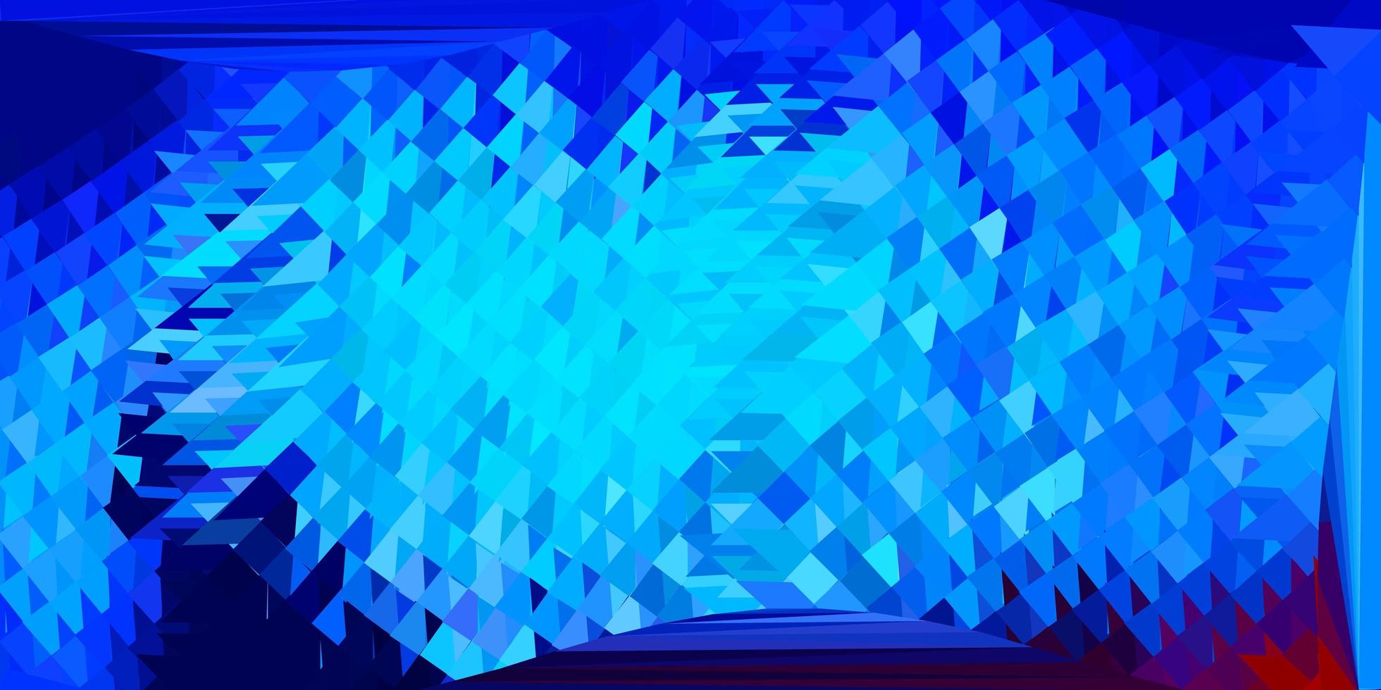 Light blue, red vector abstract triangle texture.