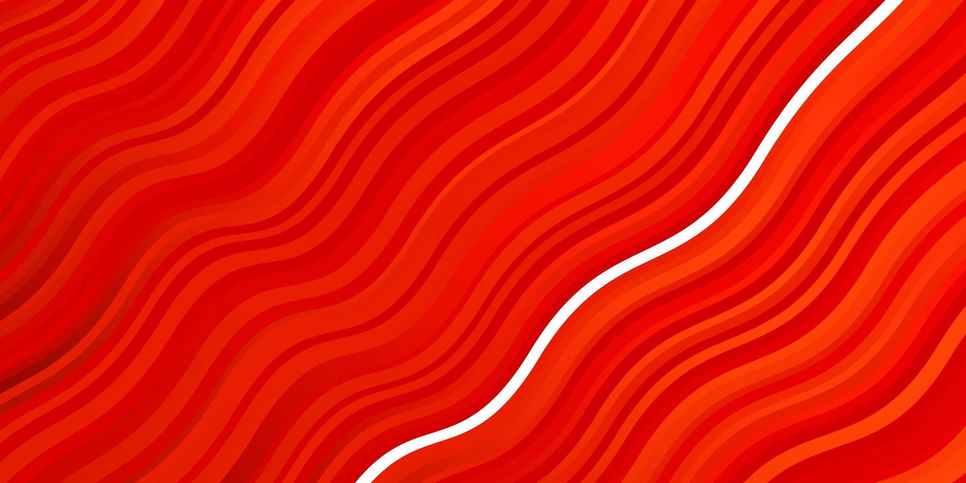 Light Red vector template with curves.