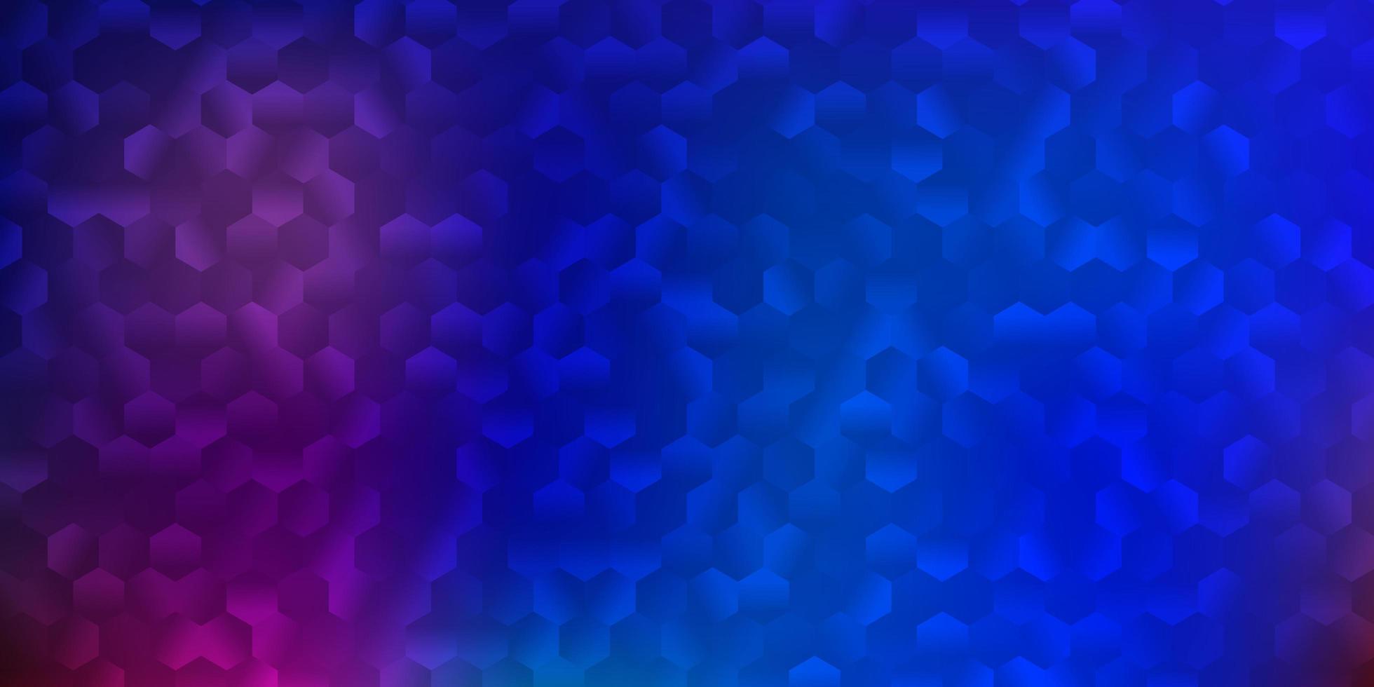 Light multicolor vector template in a hexagonal style.