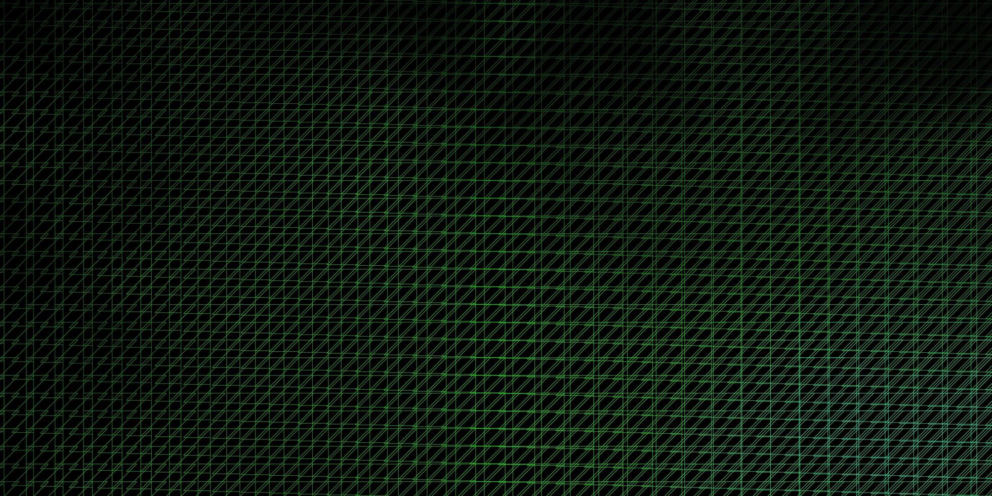 Dark Green vector pattern with lines.