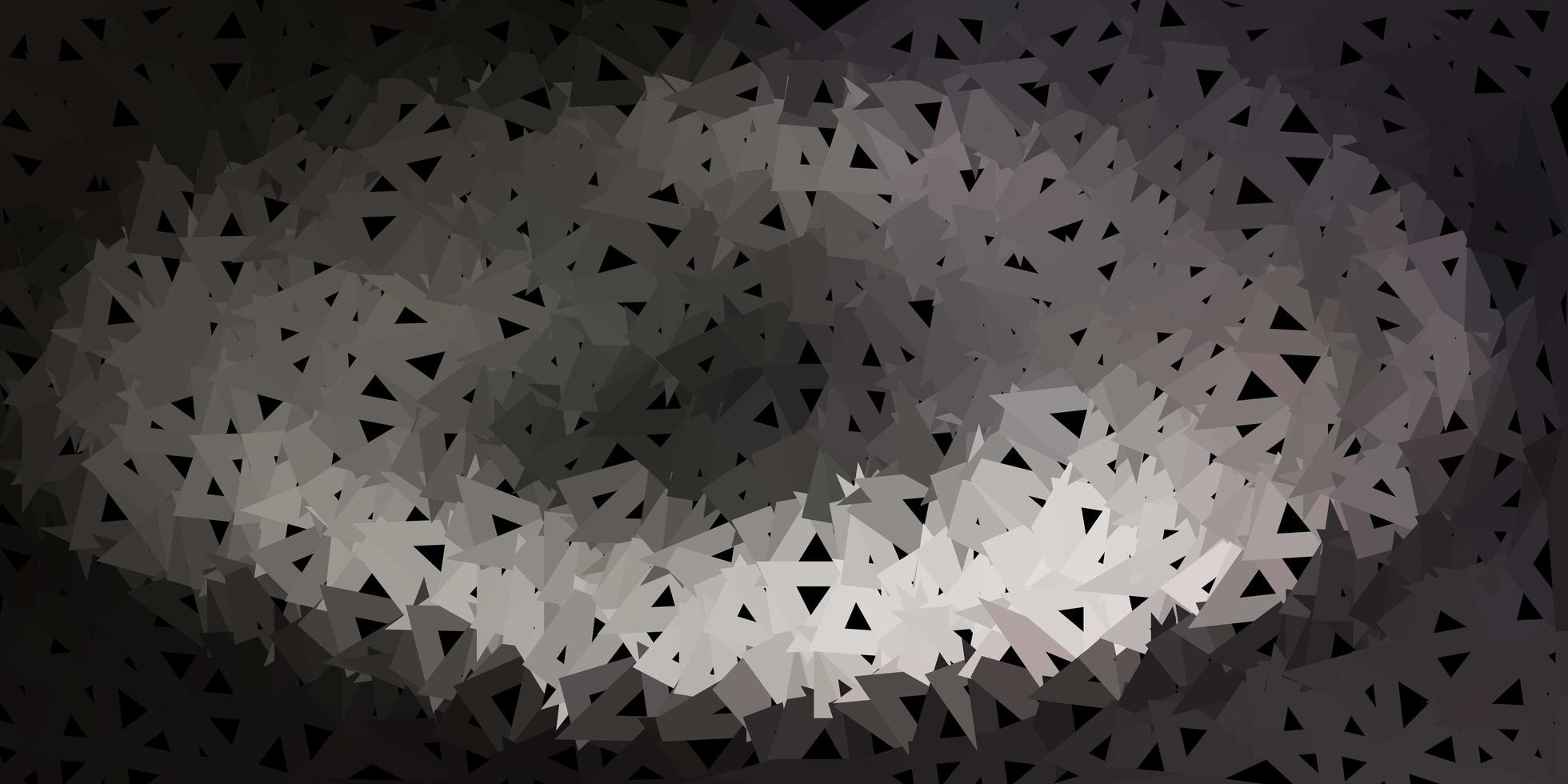patrón de triángulo abstracto vector gris claro