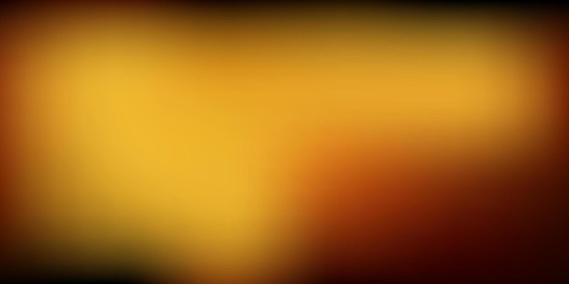 Dark Green, Yellow vector gradient blur background.