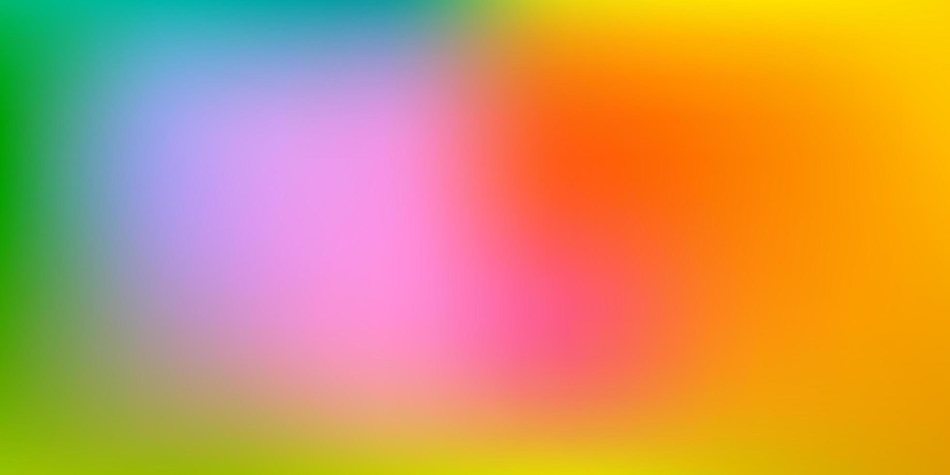 Plantilla de desenfoque abstracto de vector multicolor claro.