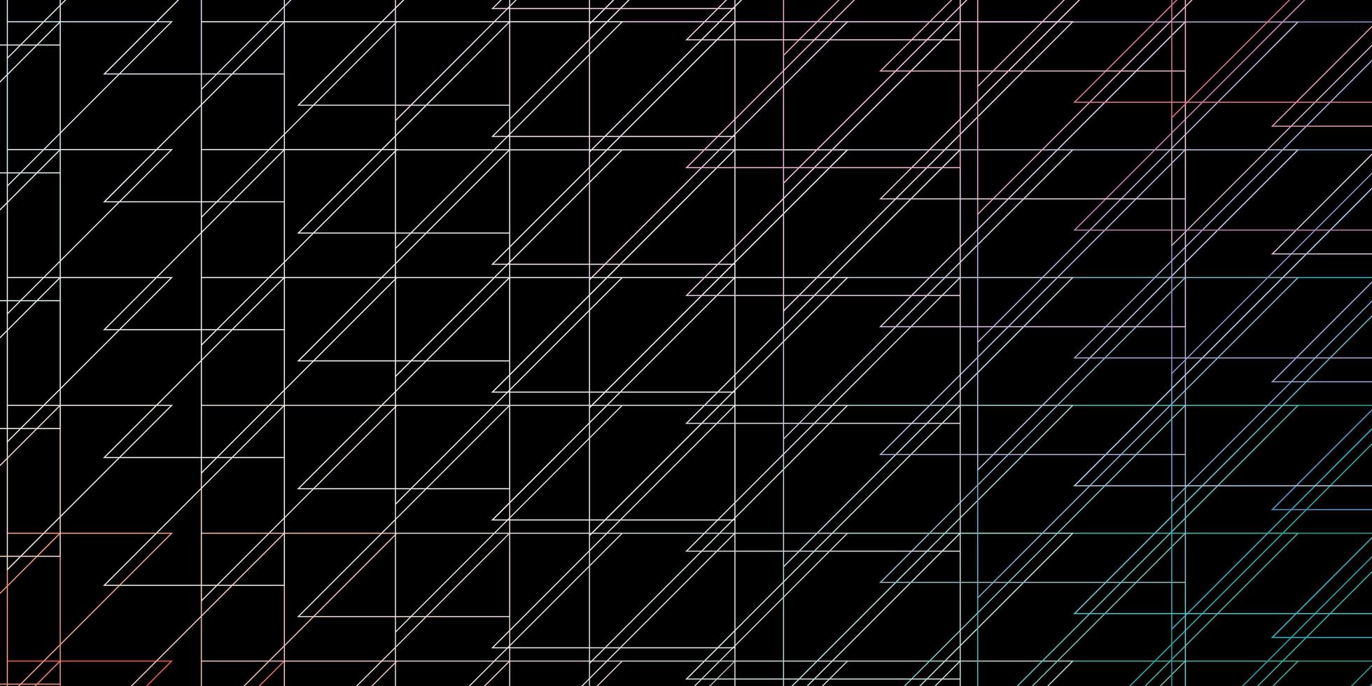 Dark Green, Red vector pattern with lines.