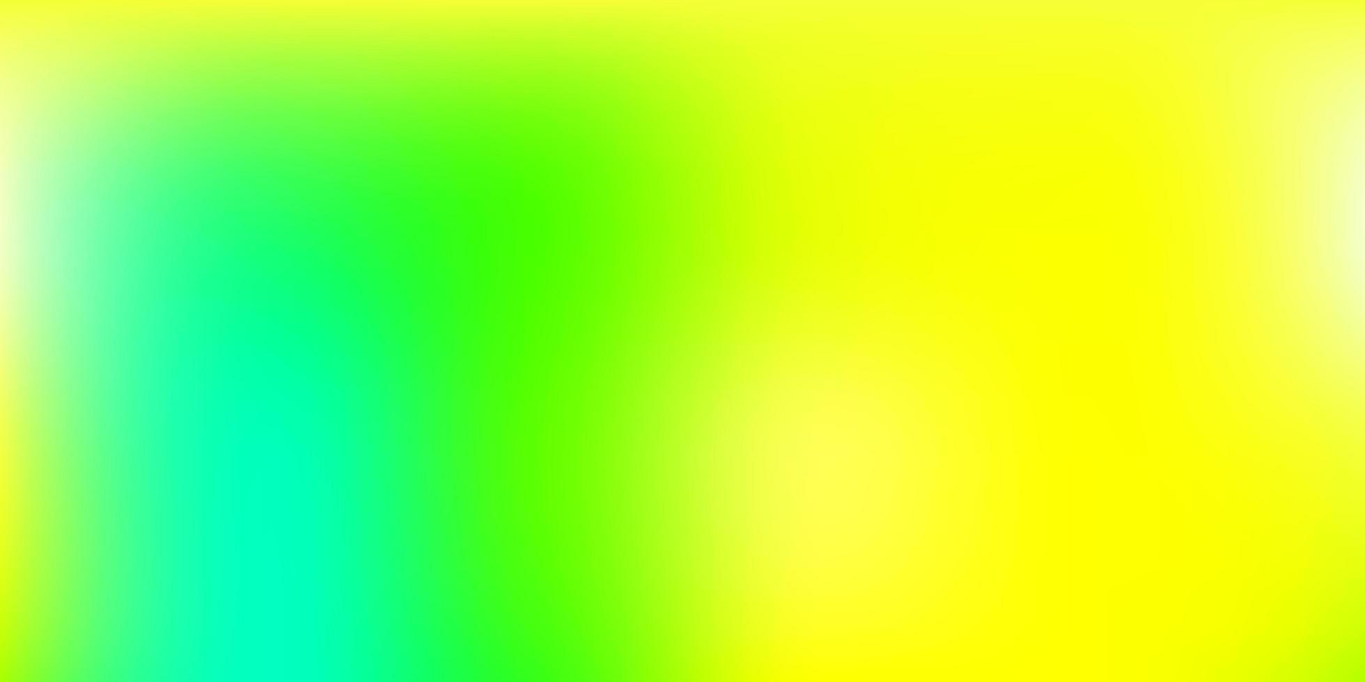 Light Green, Yellow vector abstract blur drawing.