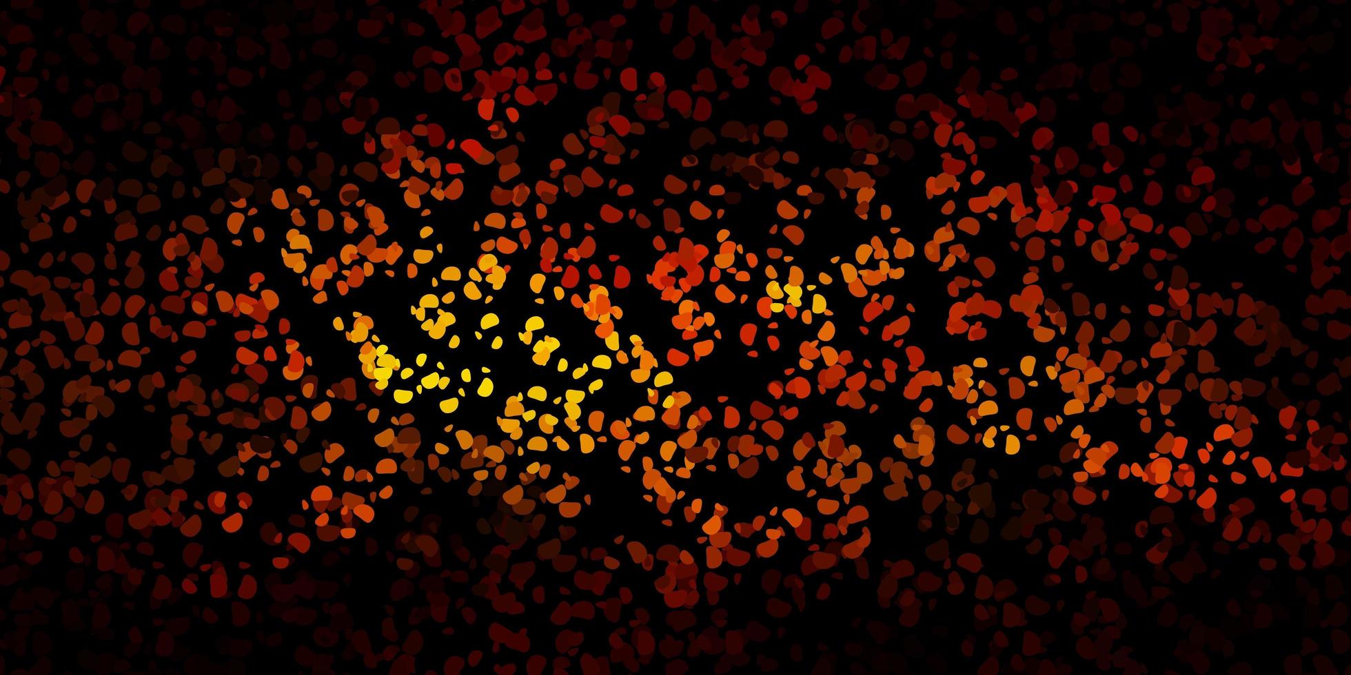 Dark yellow vector template with abstract forms
