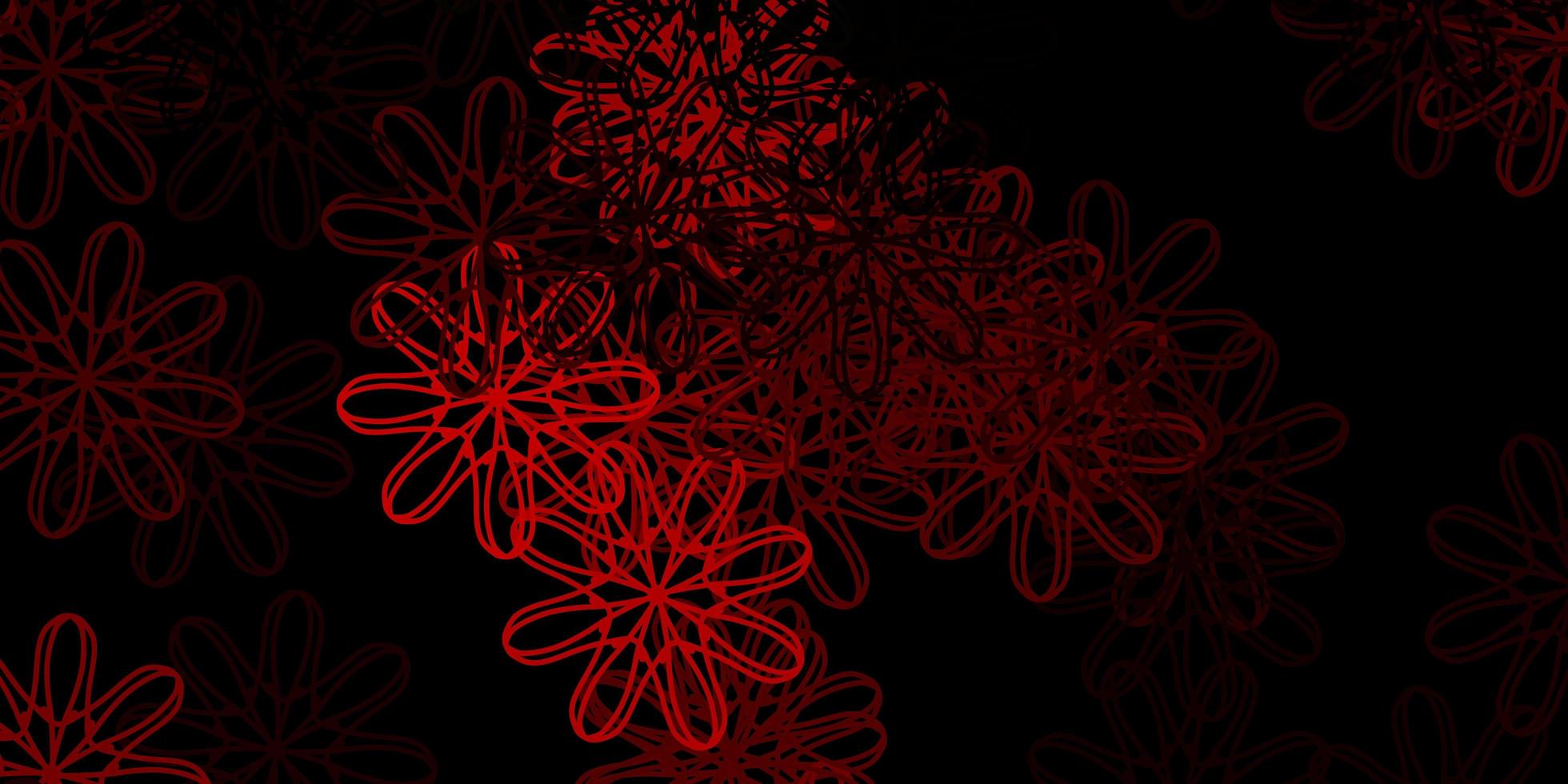 Dark Brown vector texture with memphis shapes.