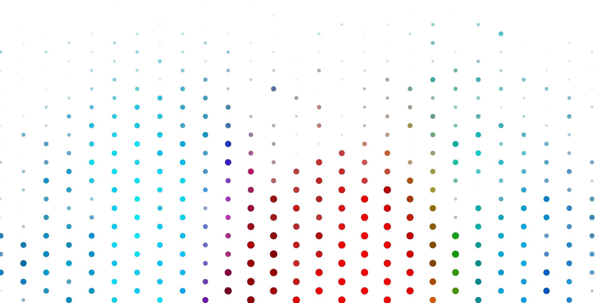 Light blue, red vector texture with disks.