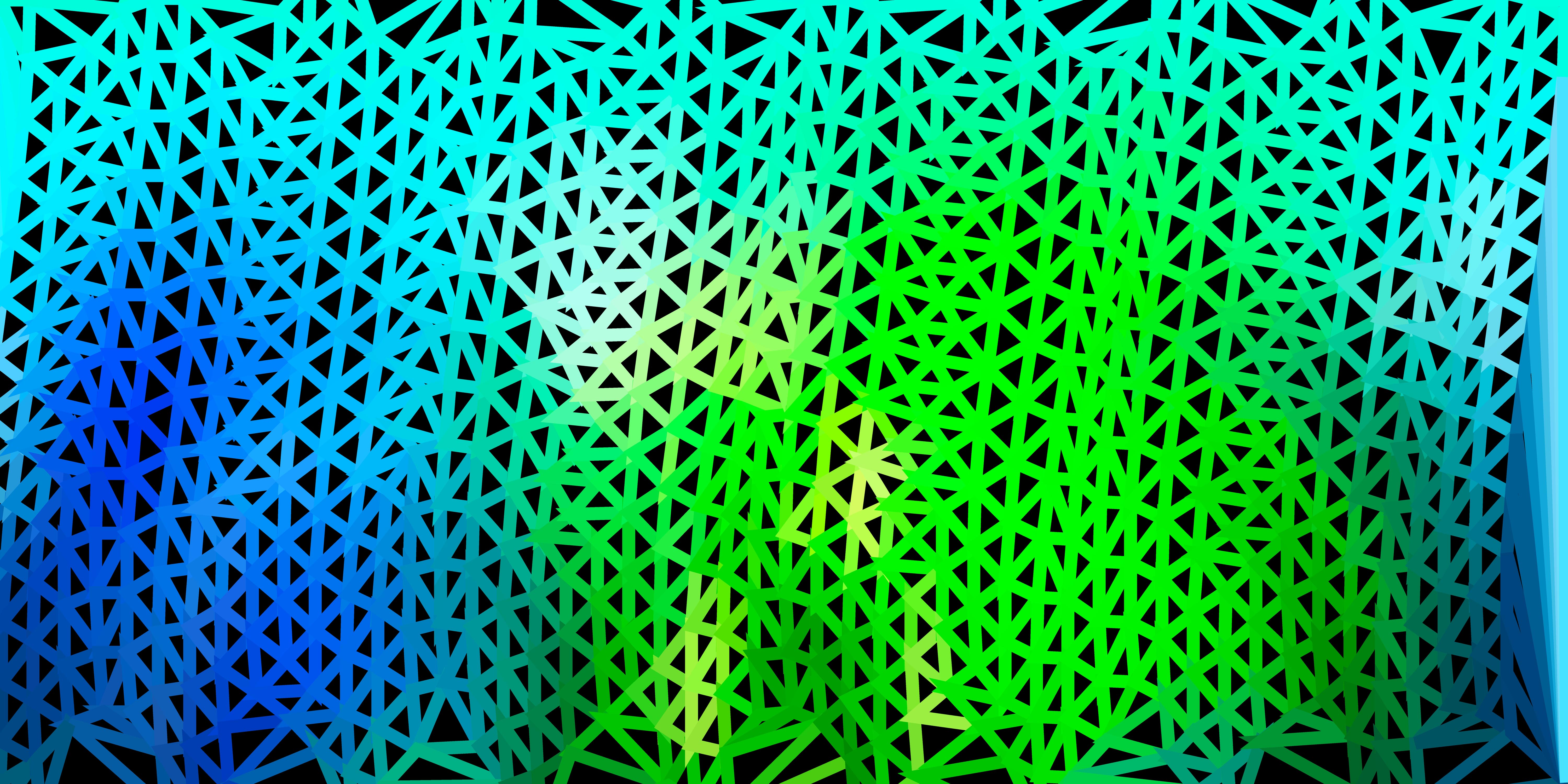 Light blue, green vector gradient polygon texture. 1888411 Vector Art