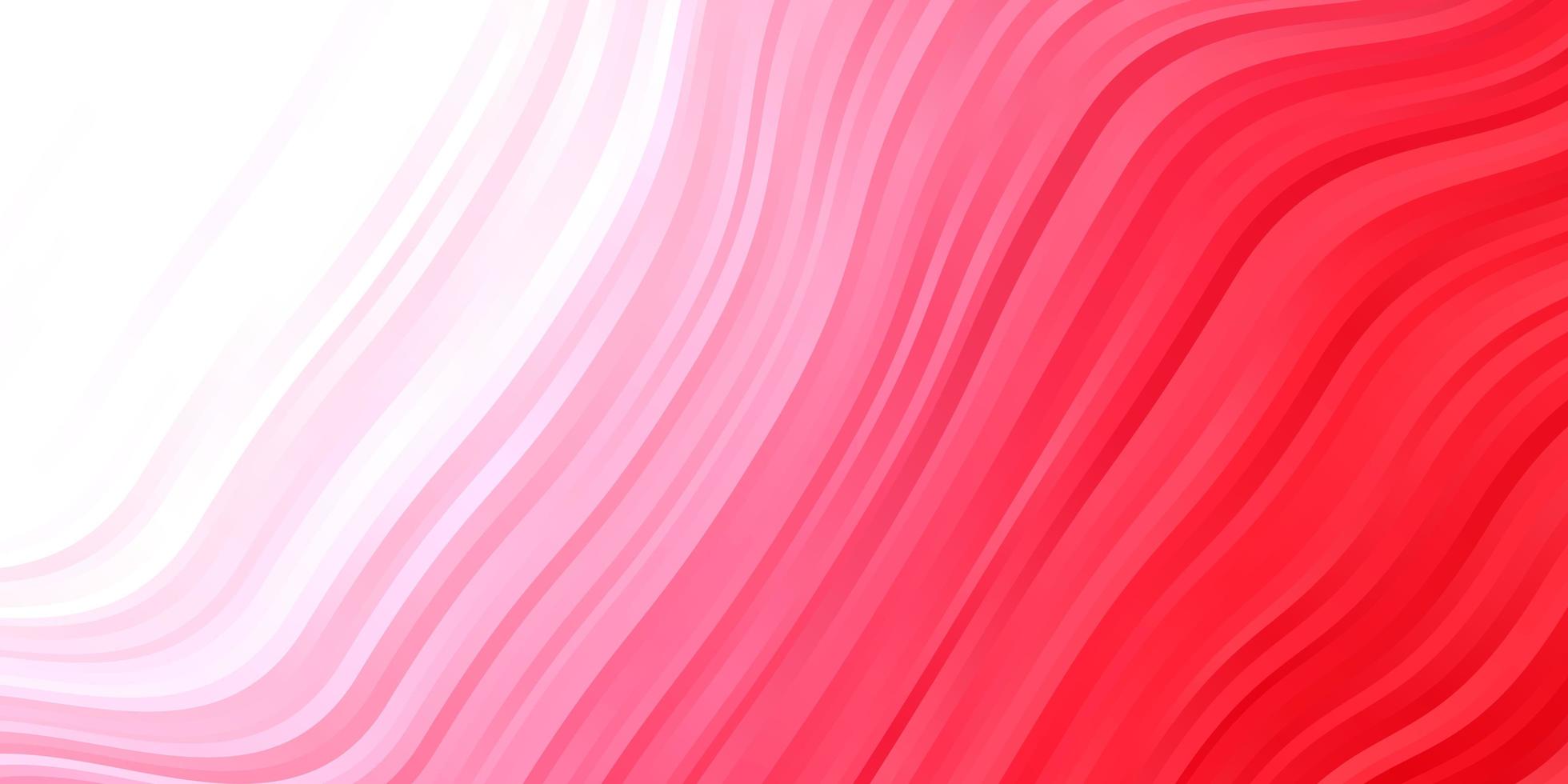 Light Red vector pattern with wry lines.