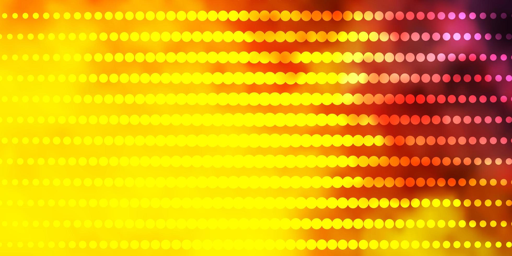 textura de vector rosa claro, amarillo con círculos
