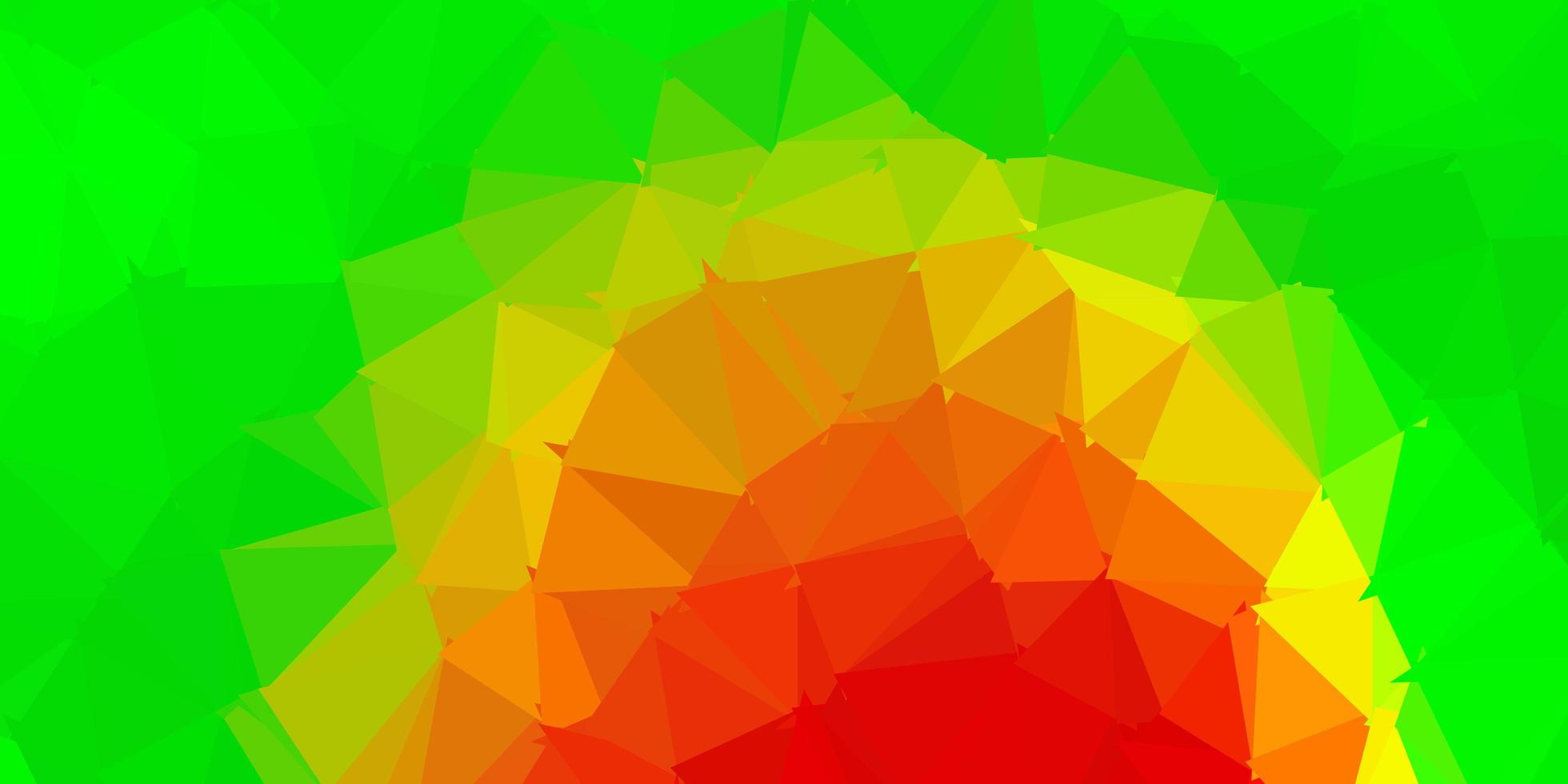 Light green, red vector geometric polygonal wallpaper. 1888487 Vector