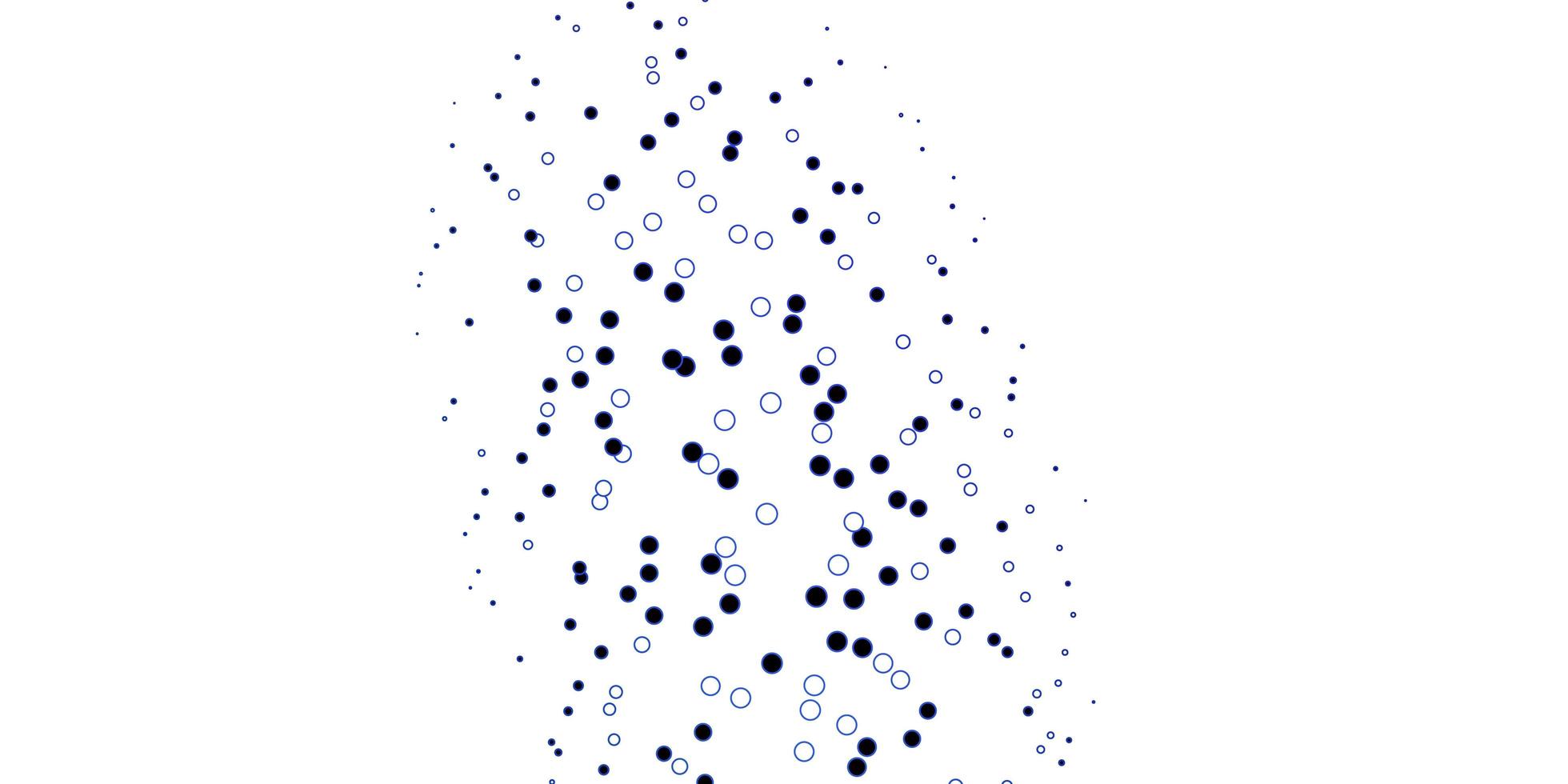 Dark BLUE vector backdrop with circles