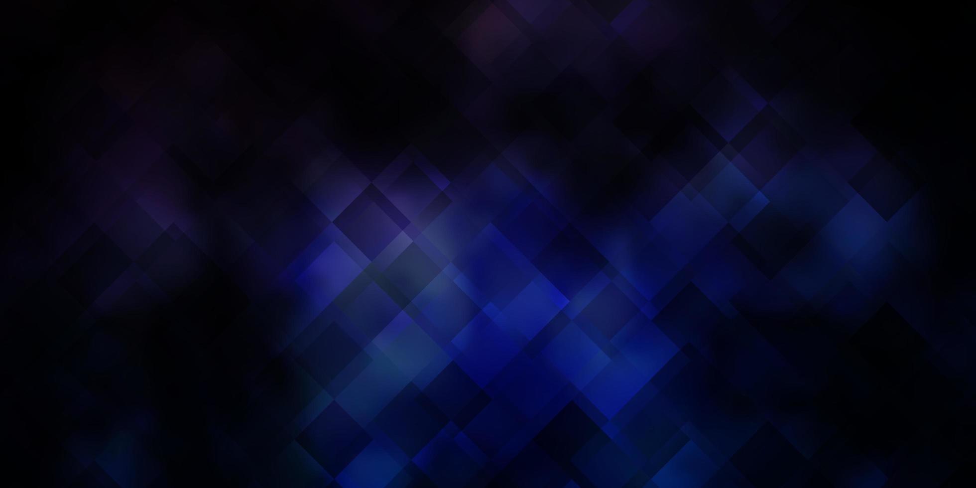 textura de vector azul oscuro en estilo rectangular.