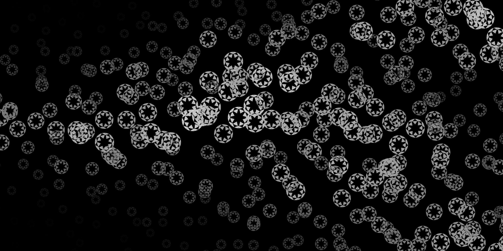 Dark gray vector backdrop with dots.