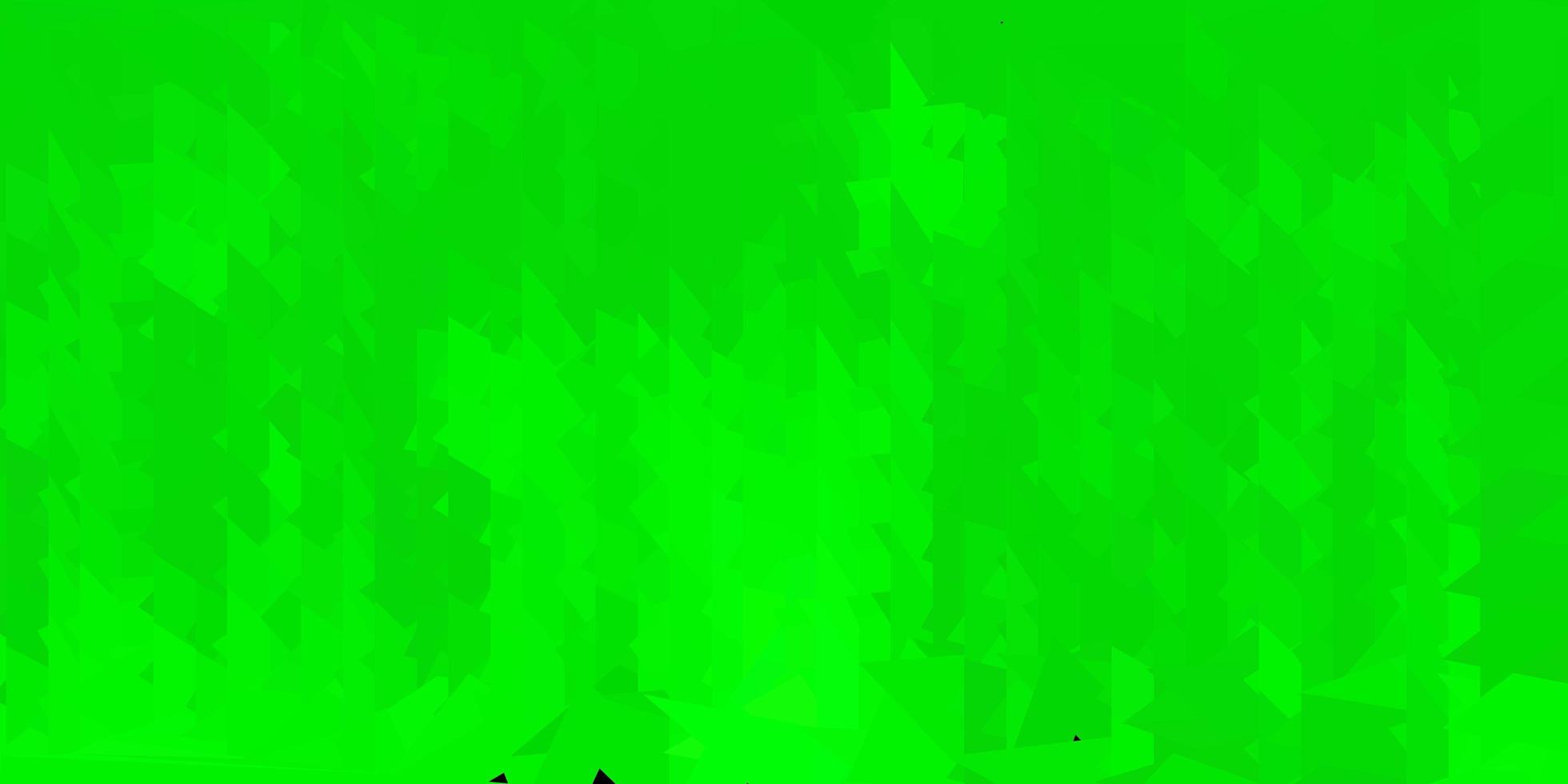 textura de triángulo abstracto vector verde oscuro.