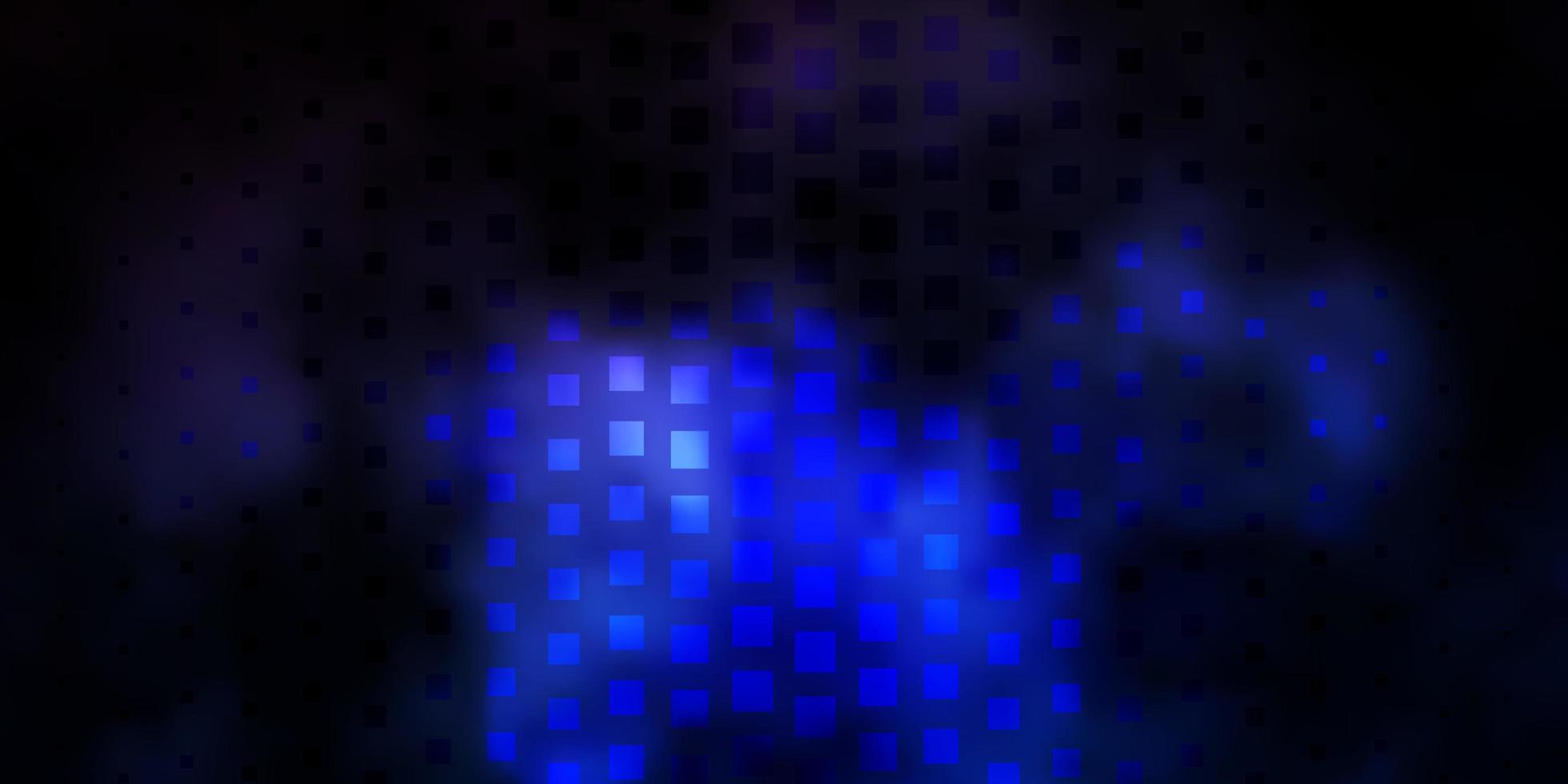 textura de vector azul oscuro en estilo rectangular