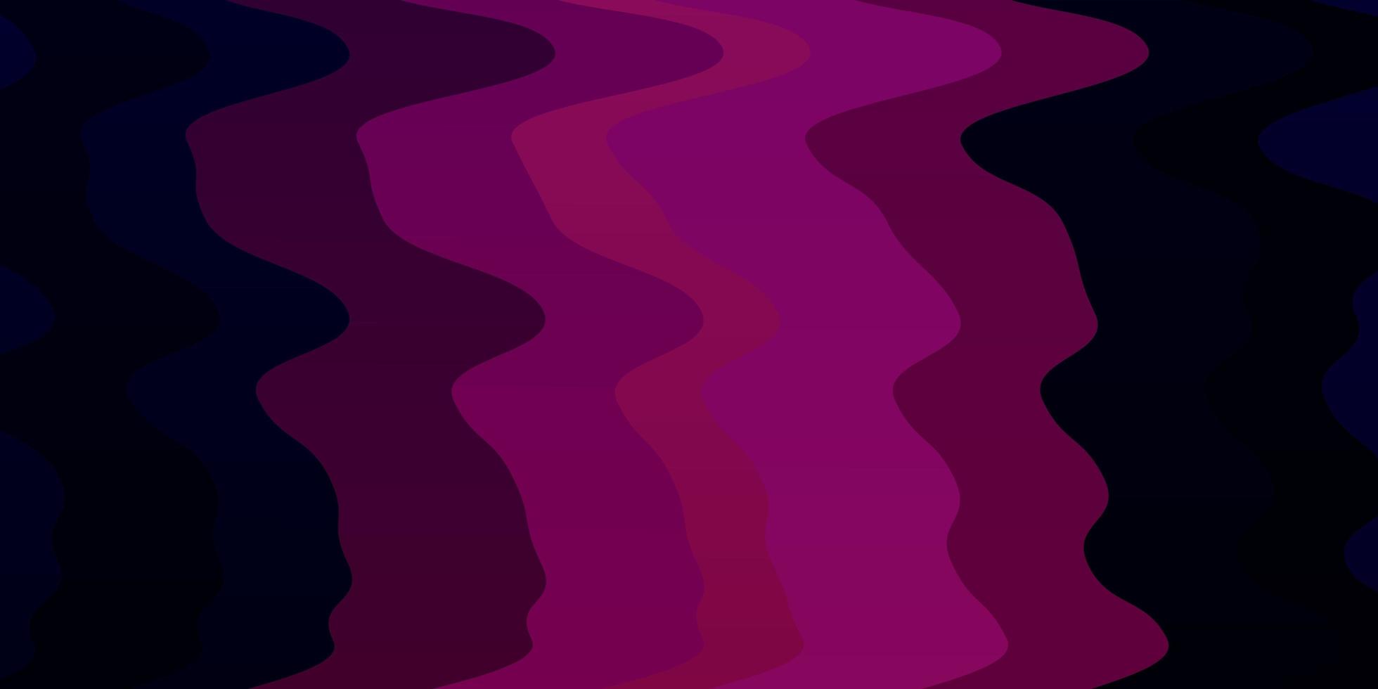 textura de vector púrpura oscuro con curvas.