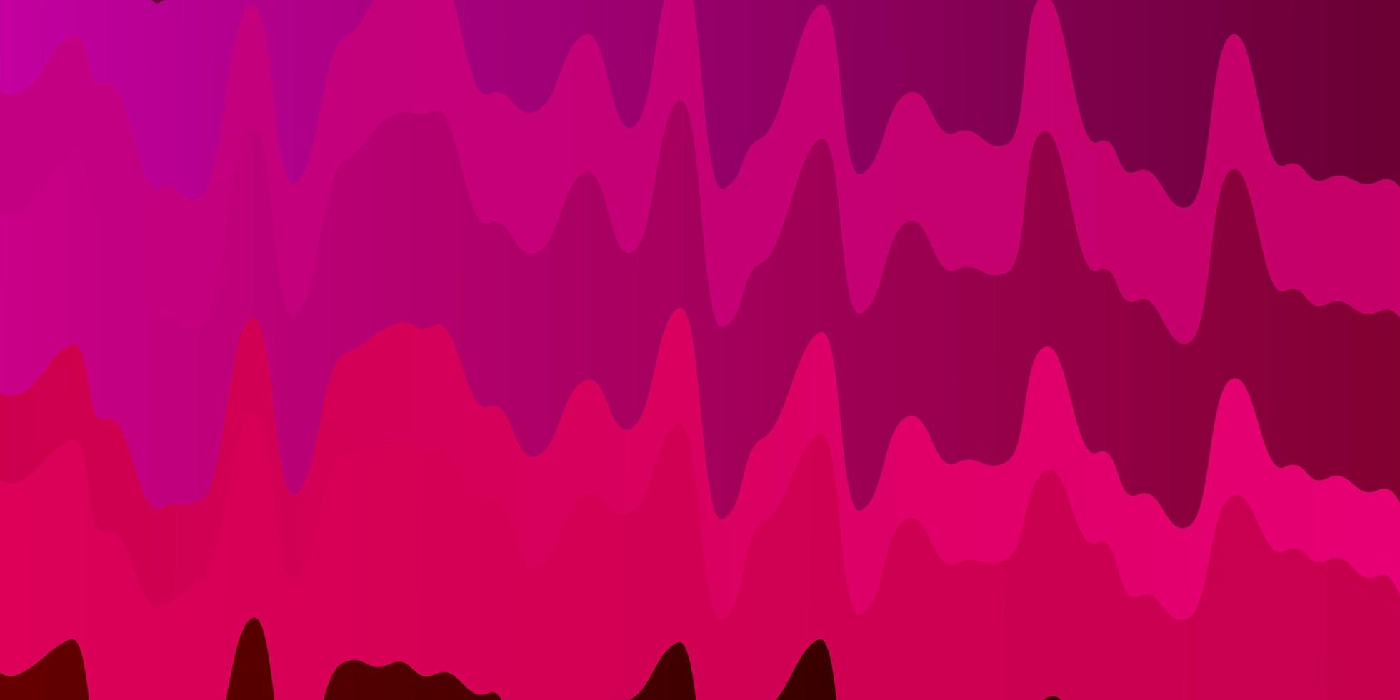 Dark Pink vector template with curves.