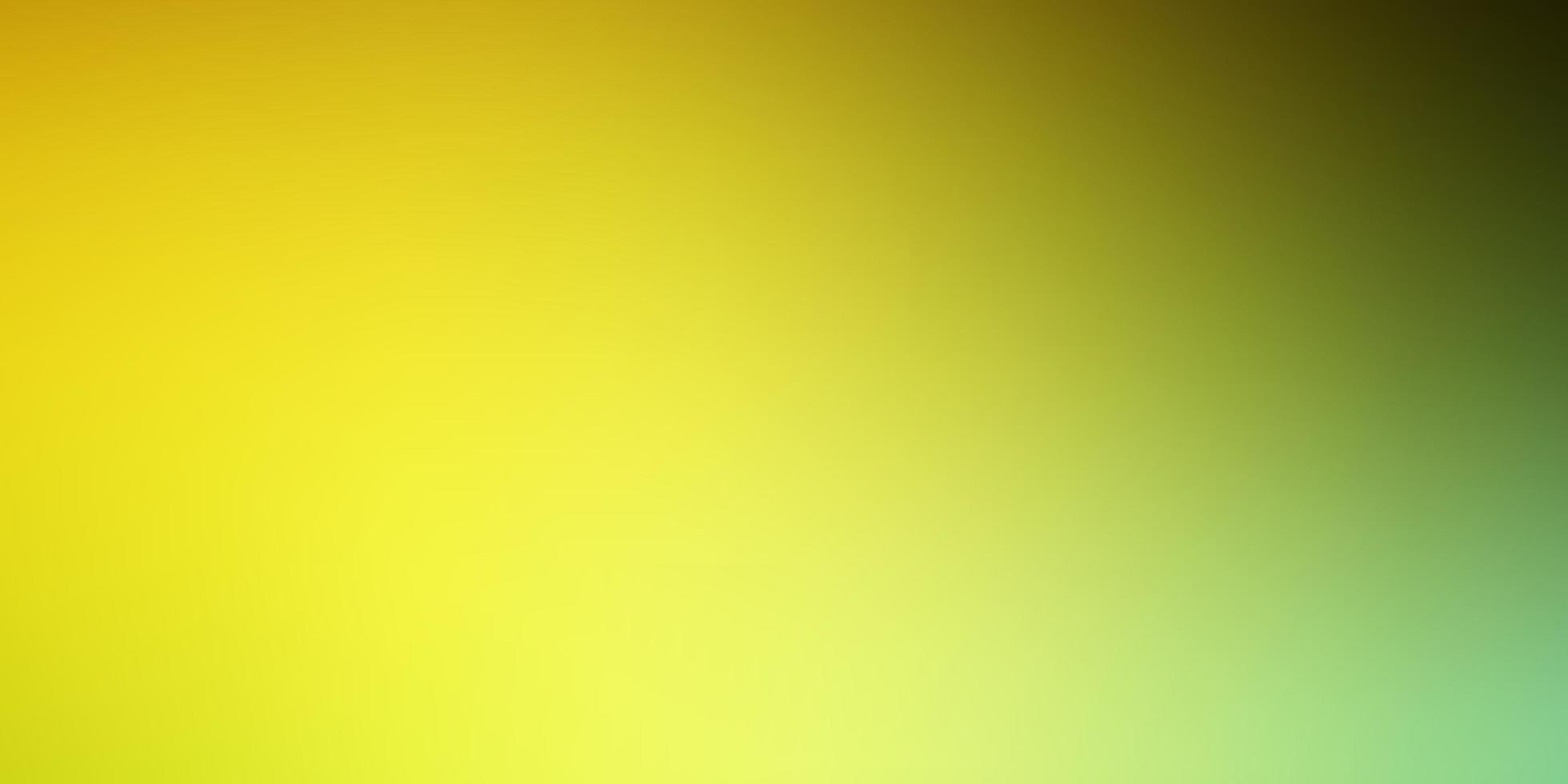 Dark Green, Yellow vector blurred template.