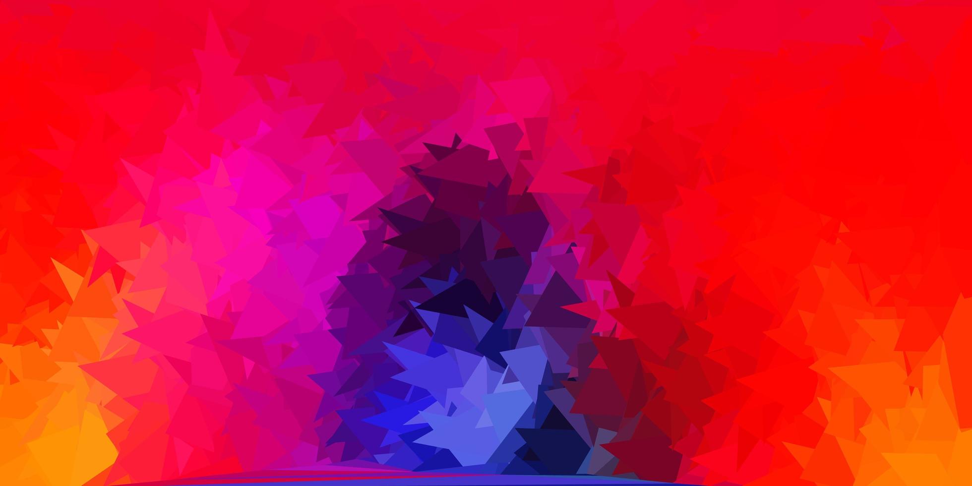 textura de triángulo de poli vector multicolor claro.