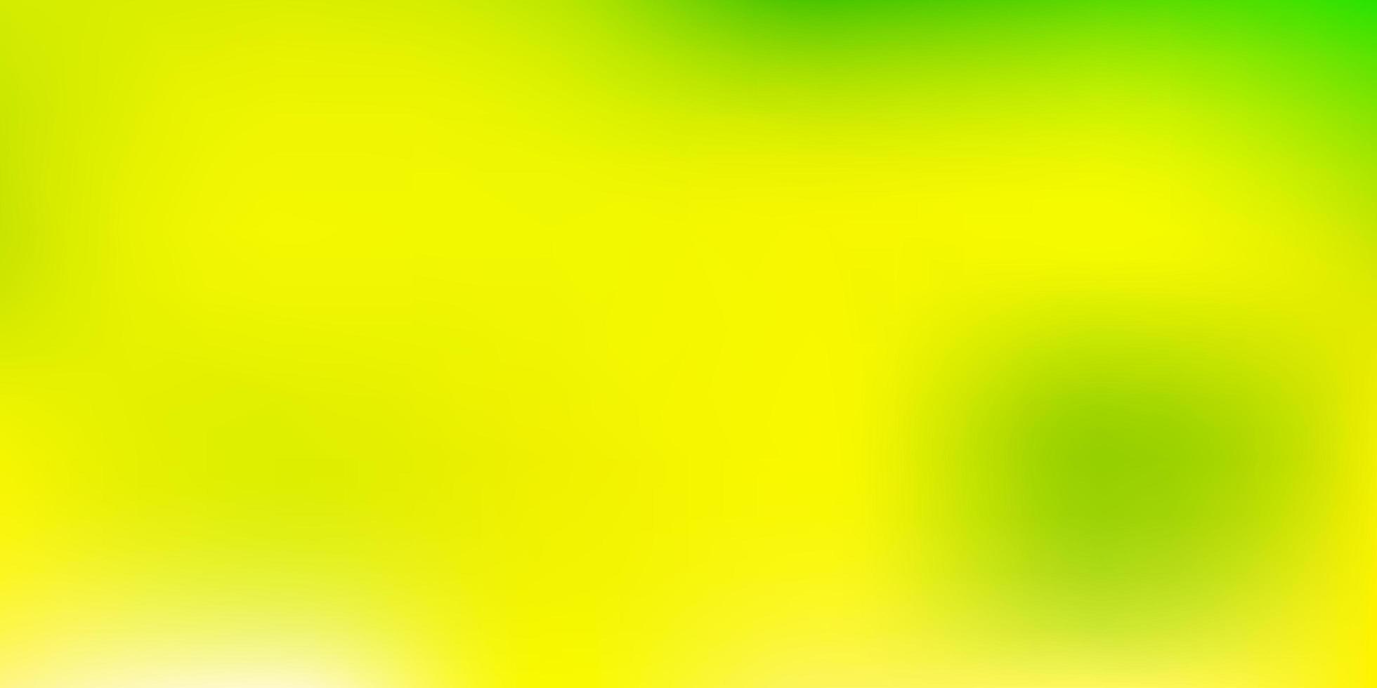 Light Green, Yellow vector gradient blur drawing.