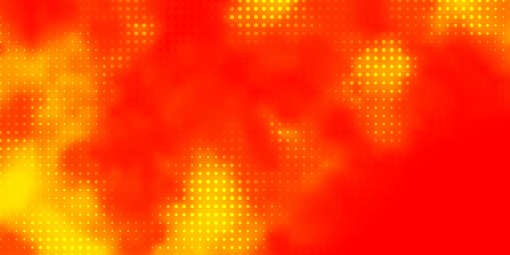 Light Red, Yellow vector texture with disks.