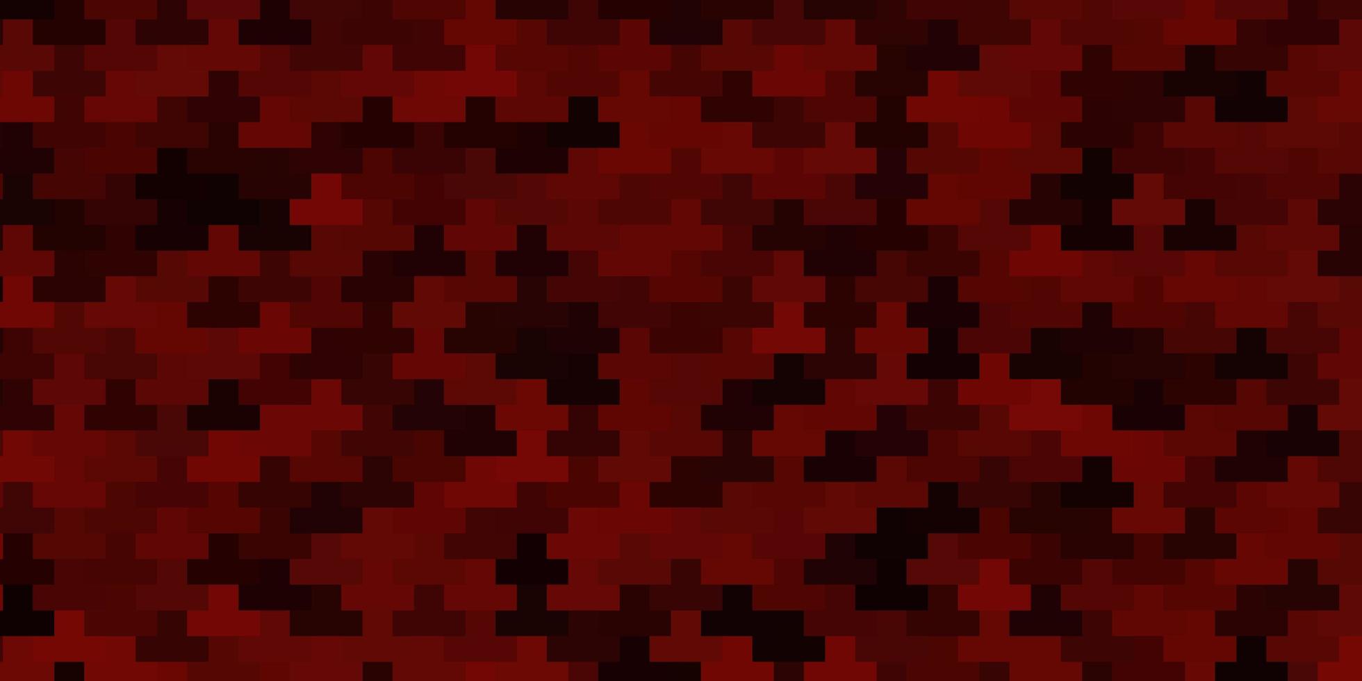 Dark Red vector template in rectangles.