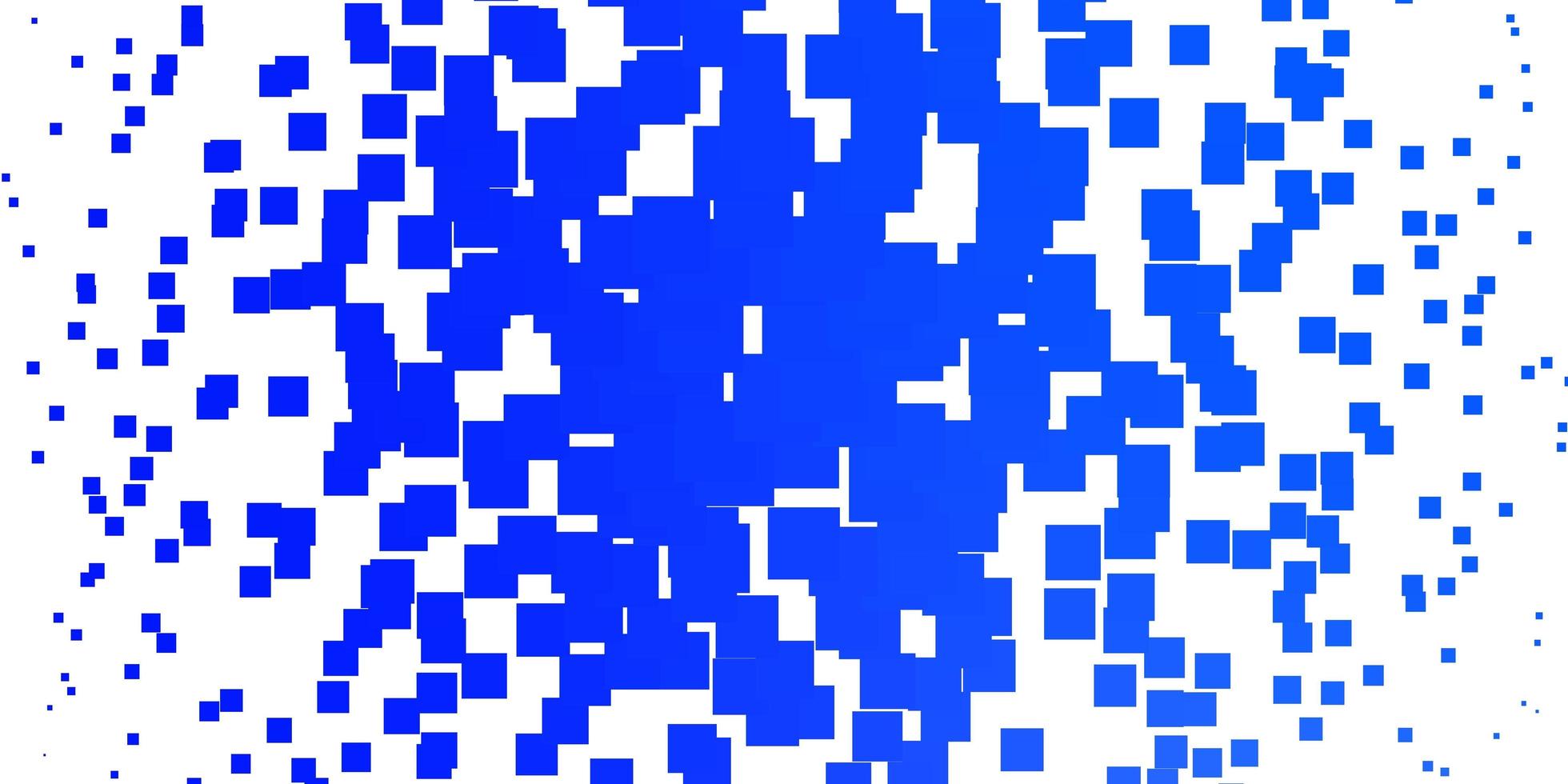 textura de vector azul claro en estilo rectangular.
