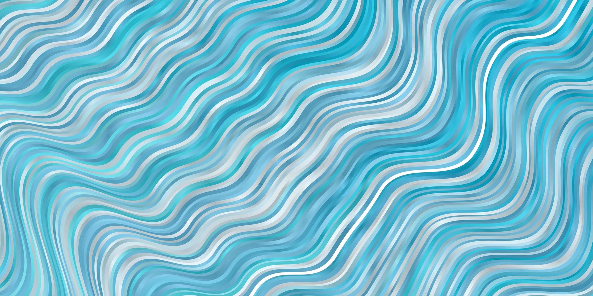 textura de vector azul claro con líneas torcidas