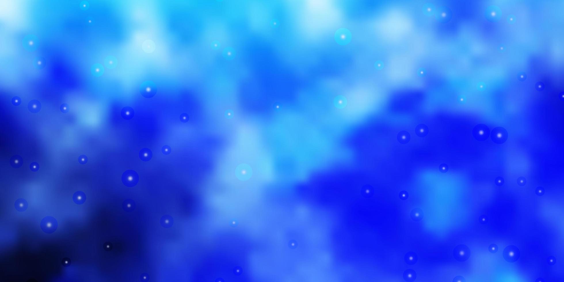 textura de vector azul claro con hermosas estrellas