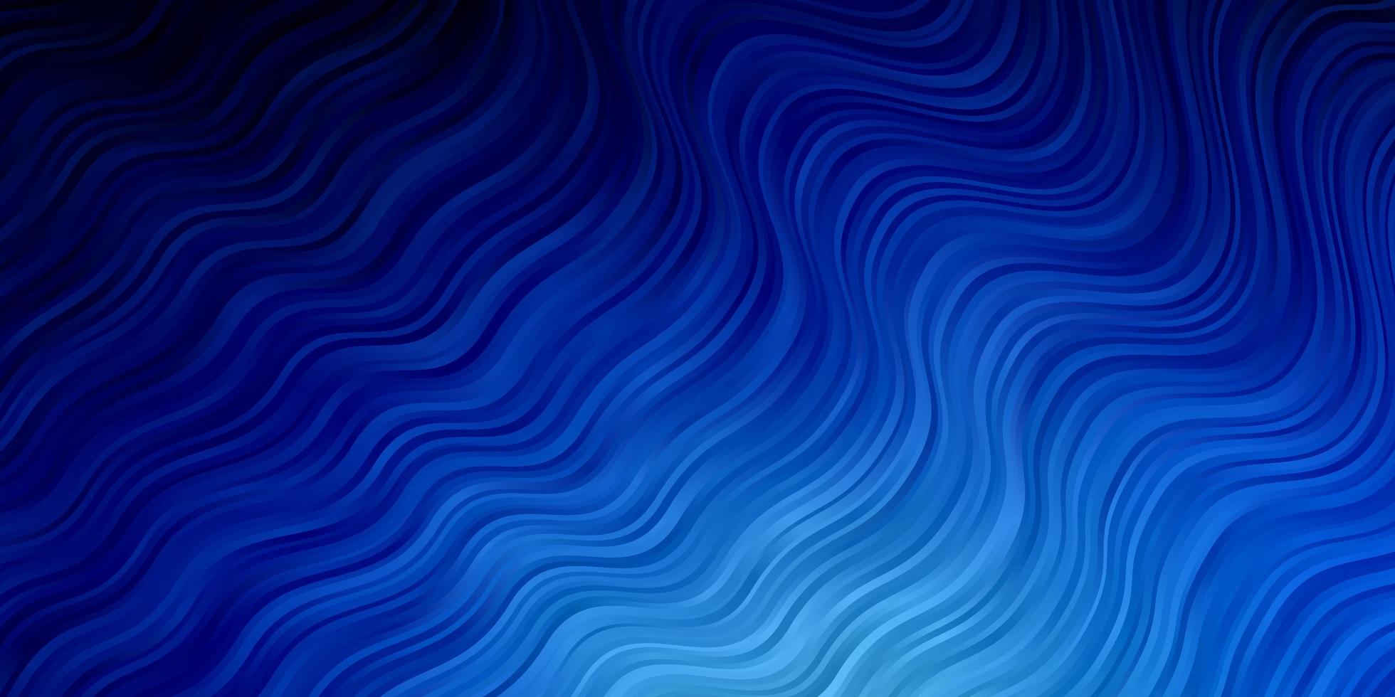 Dark BLUE vector pattern with wry lines