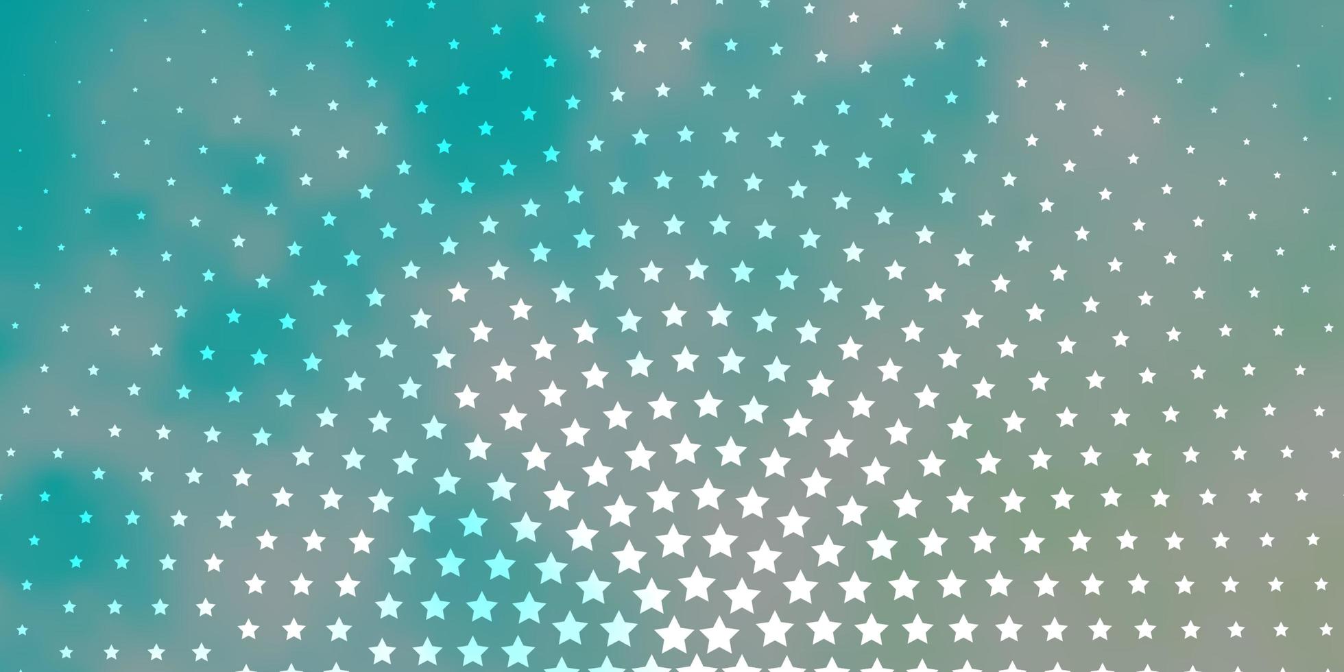Light BLUE vector template with neon stars