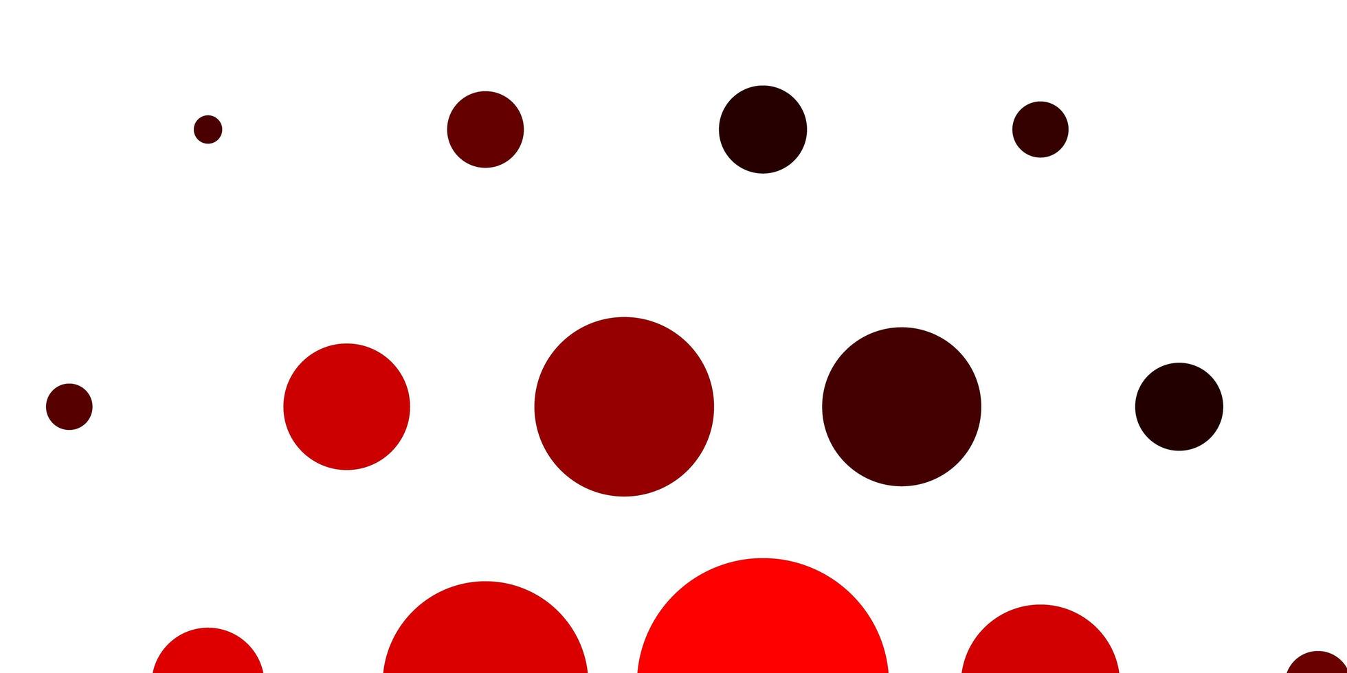 Light Red vector layout with circle shapes.