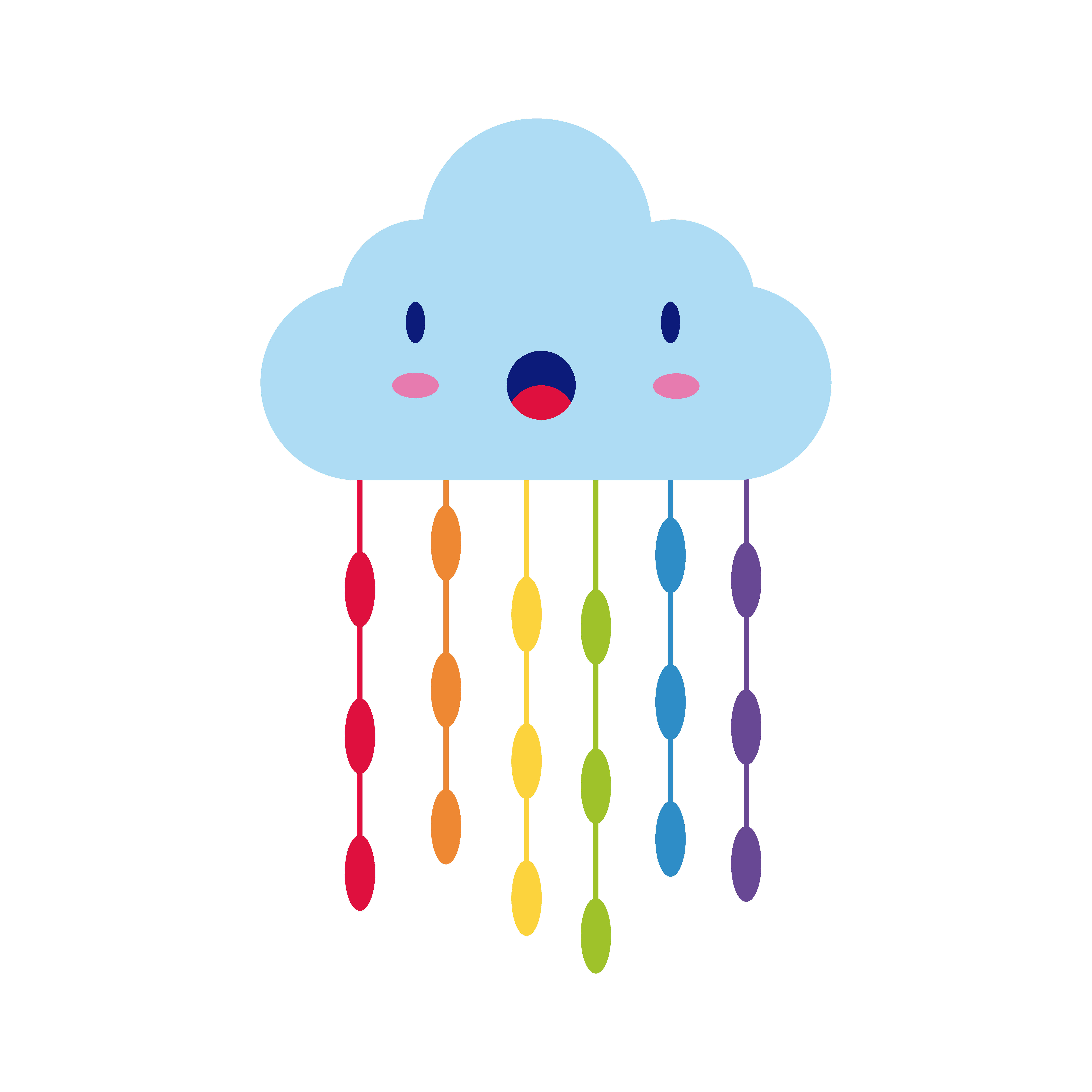 Cloud With Rainbow Raindrops Kawaii Comic Character Flat Style Download Free Vectors Clipart Graphics Vector Art Cloud With Rainbow Raindrops Kawaii Comic Character Flat Style Download Free Vectors Clipart Graphics Vector Art