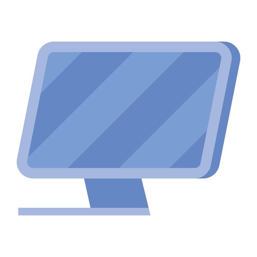 digital computer icon vector design