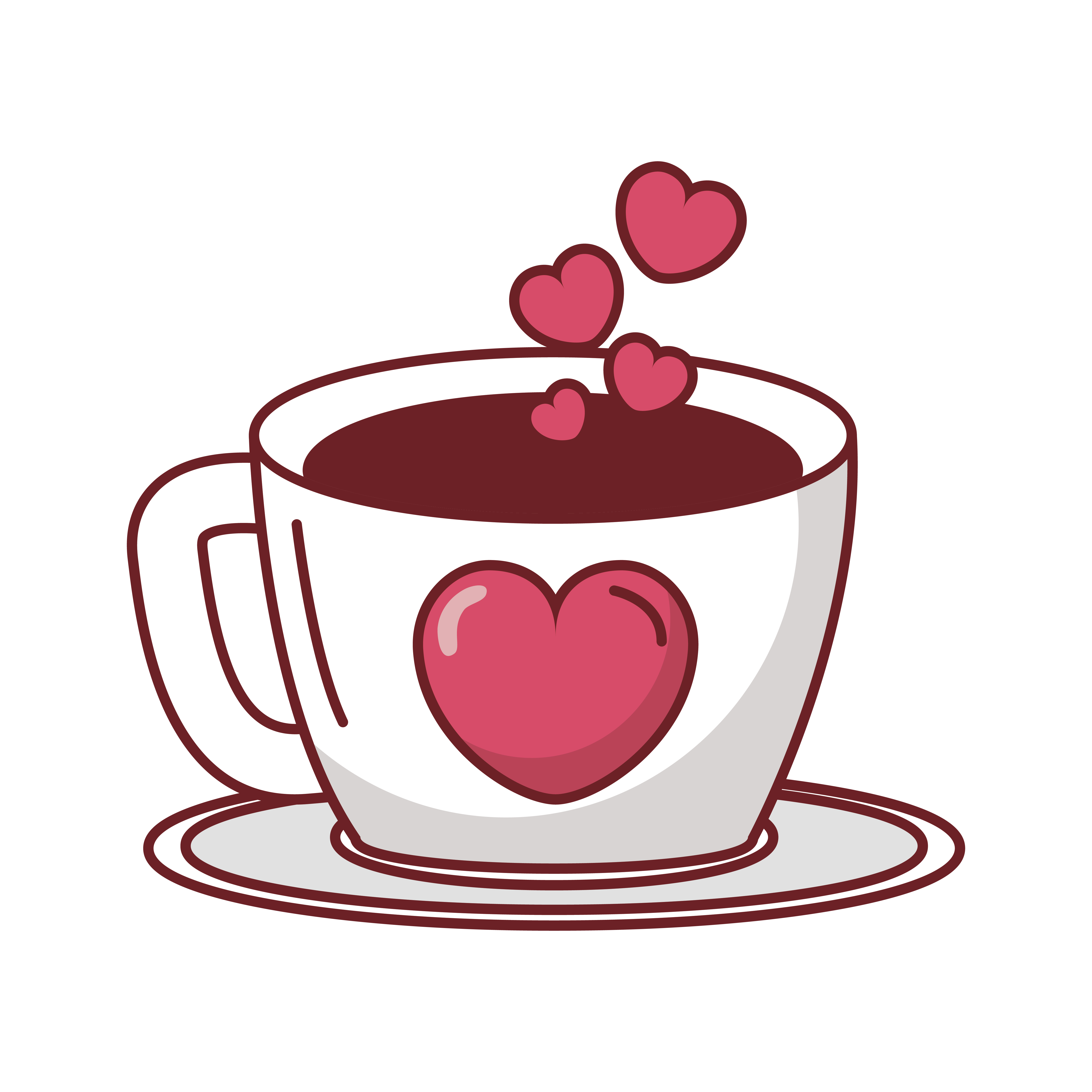 Toland Smiling Heart Coffee 12.5 x 18 Cute Cappuccino Cup Valentine Garden Flag 