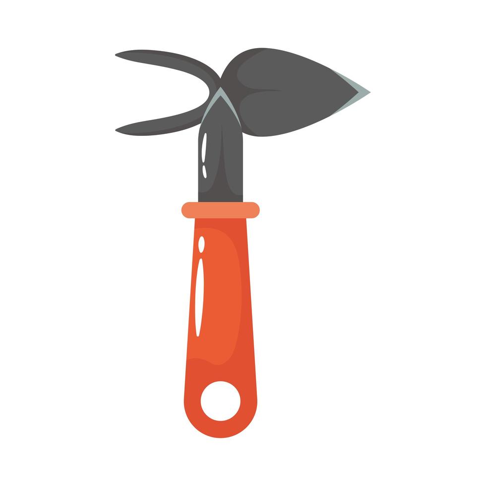 pruner gardening tool flat style icon vector