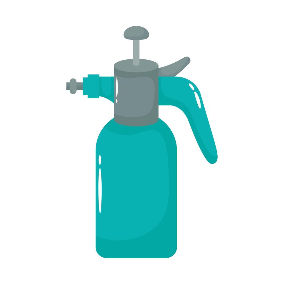 icono de estilo plano de botella de spray vector